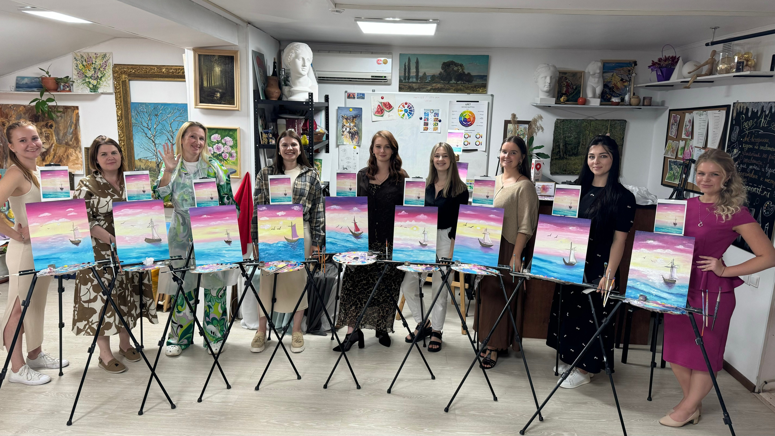 8 МАРТА. Арт-вечеринки и мастер-классы в Москве для взрослых и детей