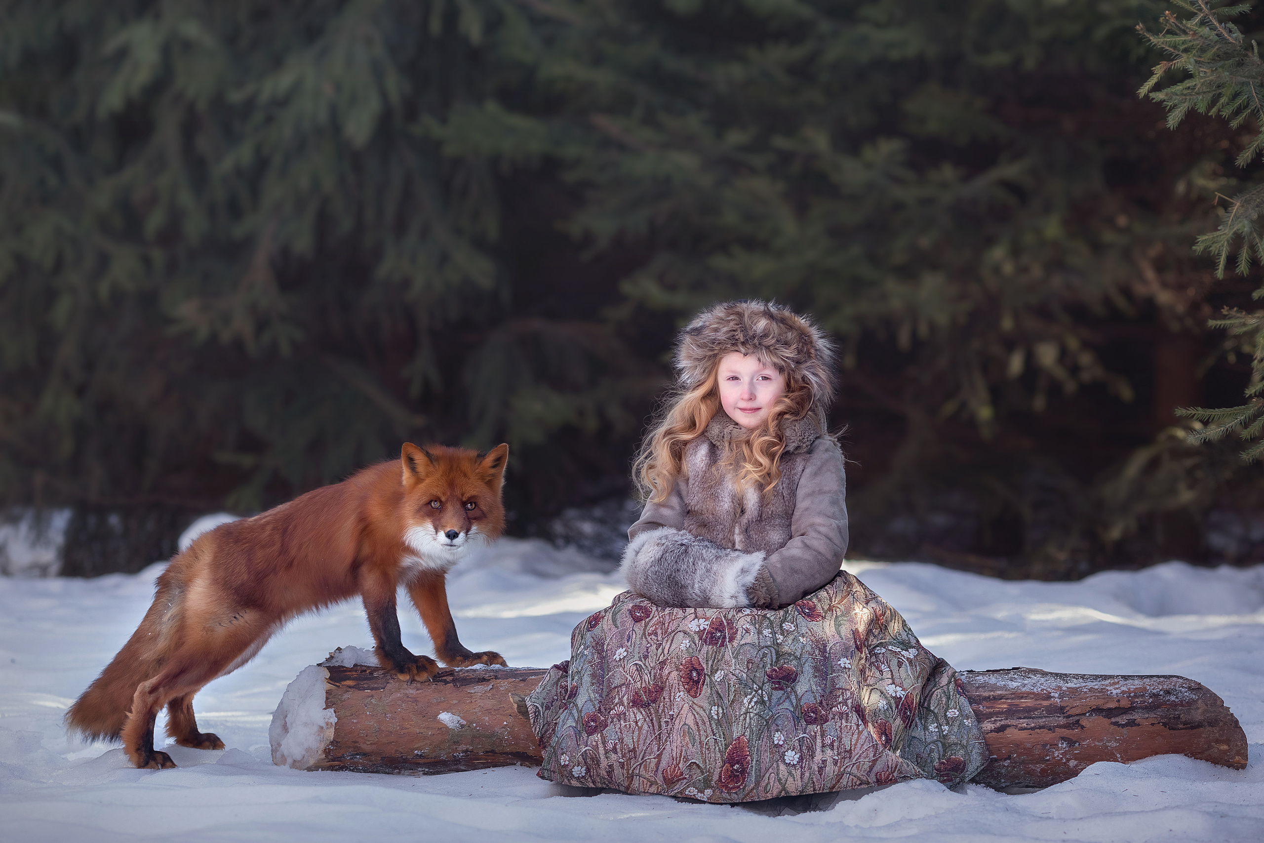 Mr. Fox and Little Miss. Children’s and family photographer Ekaterina Ureva in Moscow