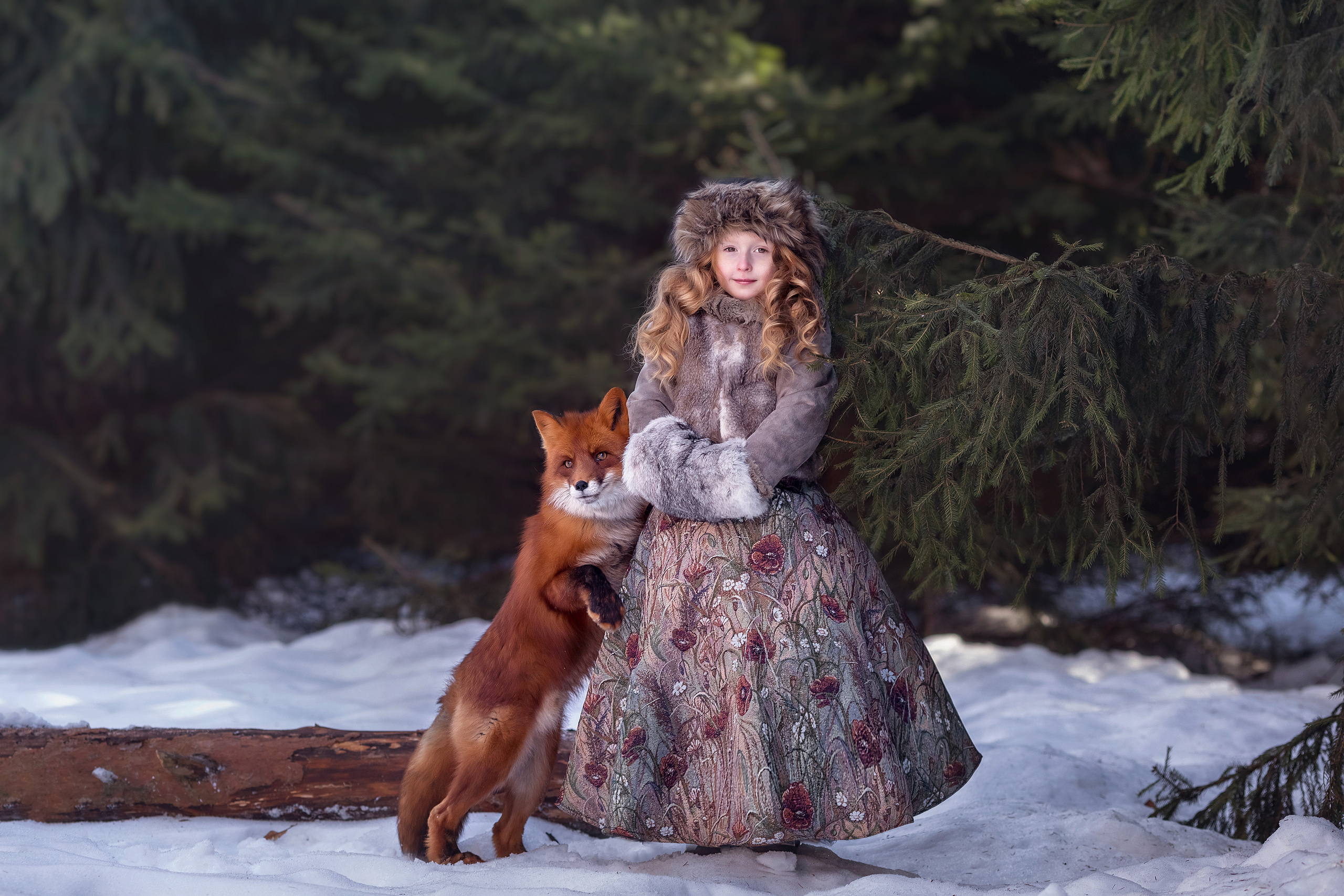 Mr. Fox and Little Miss. Children’s and family photographer Ekaterina Ureva in Moscow