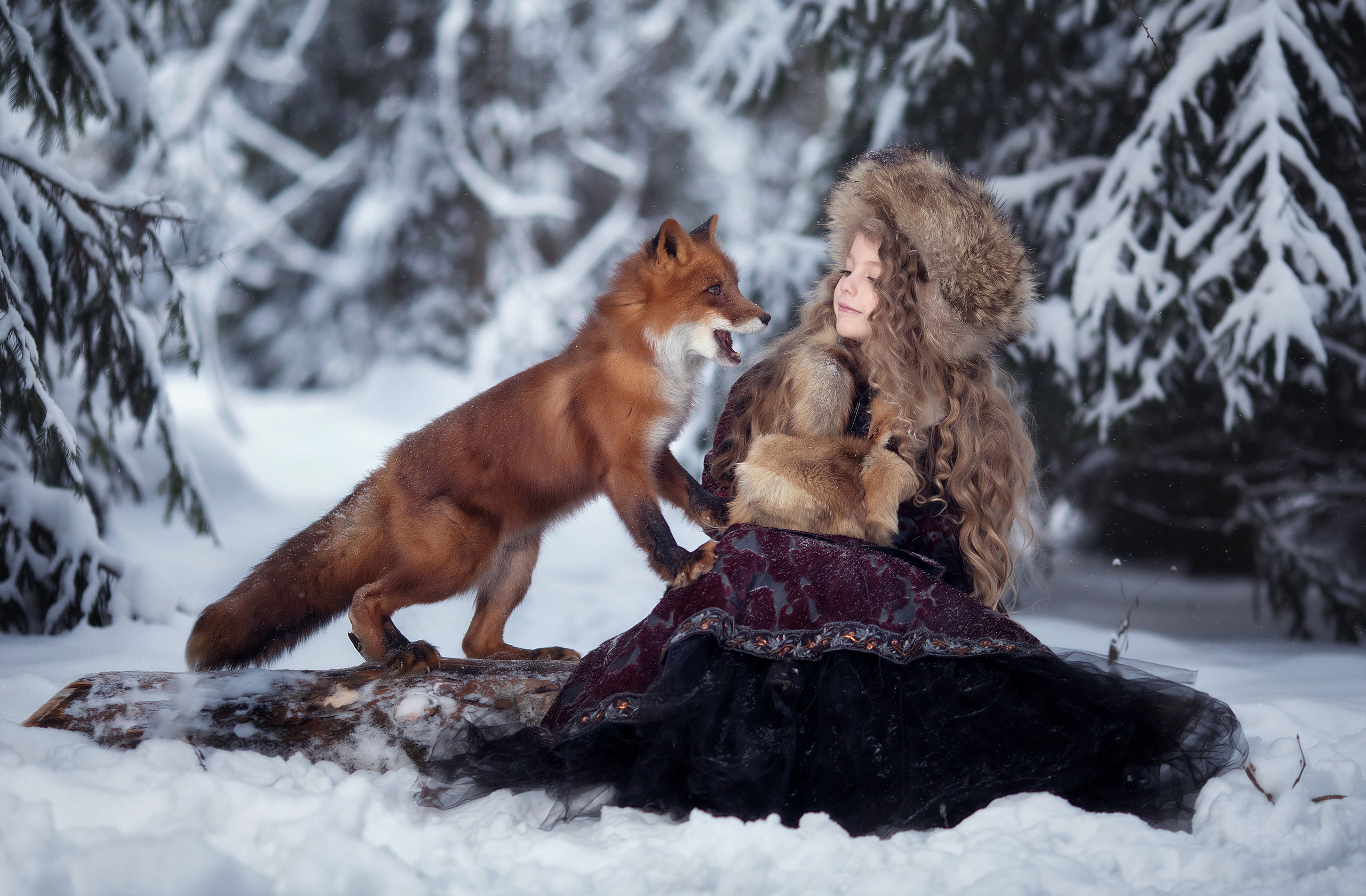 Mr. Fox and Little Miss. Children’s and family photographer Ekaterina Ureva in Moscow