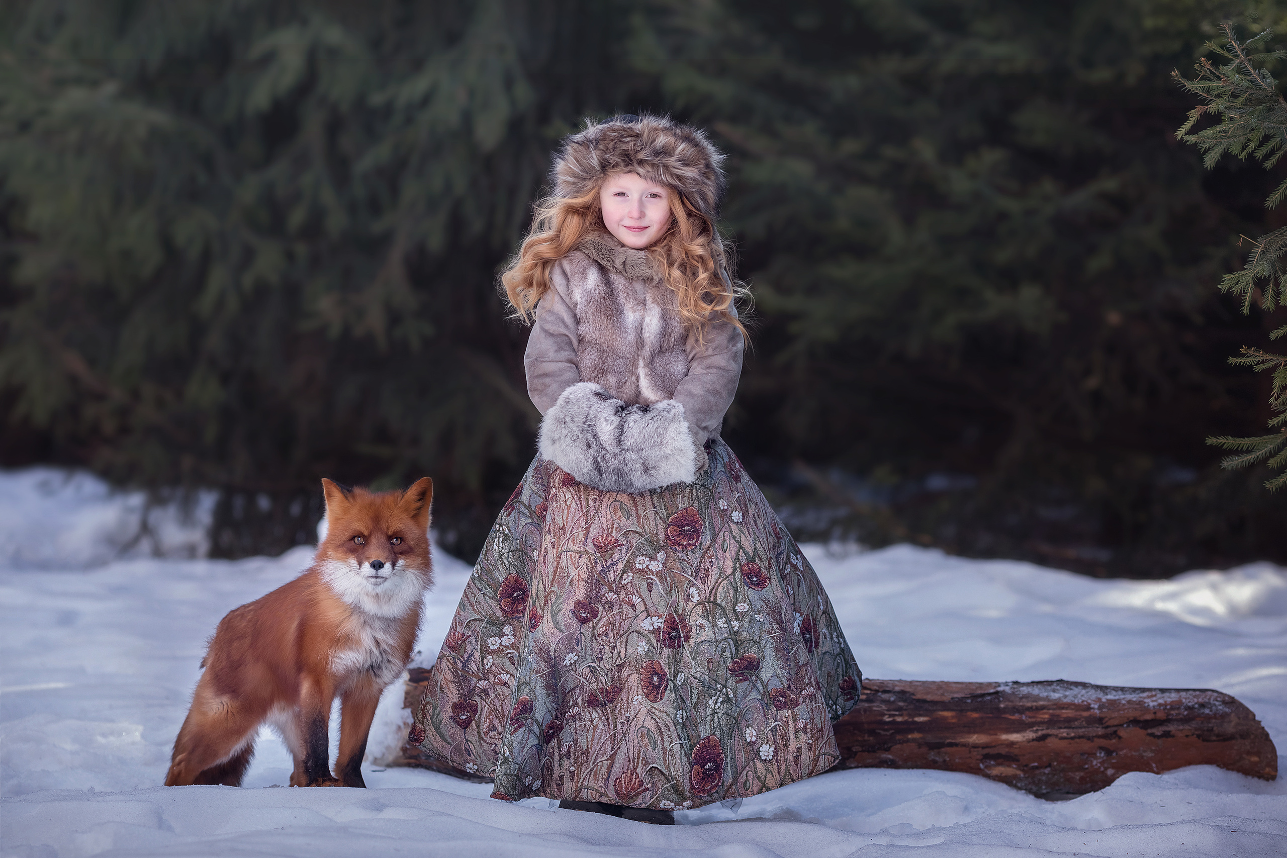 Mr. Fox and Little Miss. Children’s and family photographer Ekaterina Ureva in Moscow