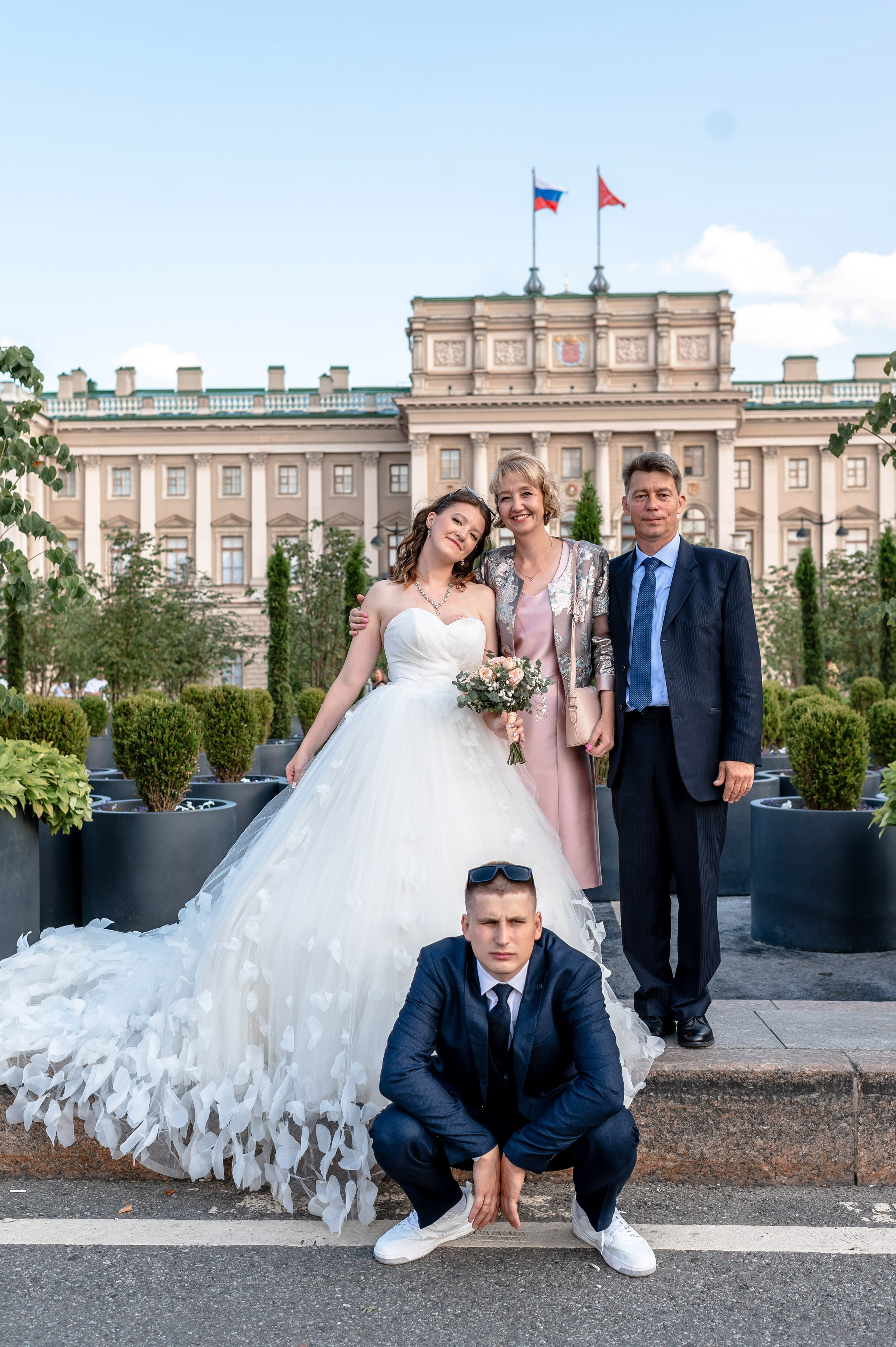 Зажигательная и динамичная свадебная фотосессия Анастасии и Максима. Портретный, семейный и свадебный фотограф в Санкт-Петербурге и в Пушкине Ширяев Денис