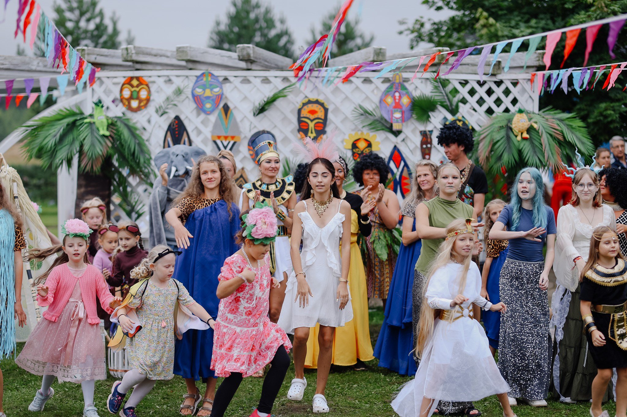 Репортажная съёмка детского праздника за городом. Женский фотограф в Москве Ксения Казакова