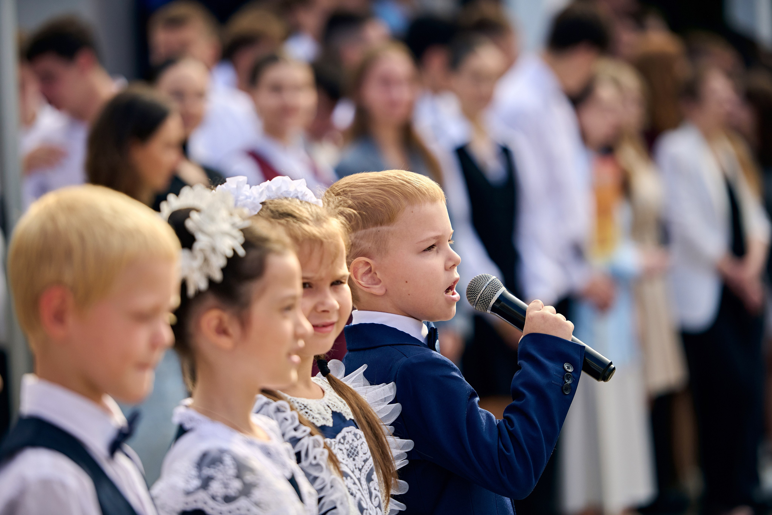 1 сентября в ЦО№ 25. Школьный фотограф в Туле Владимир Греков. Выпускные альбомы