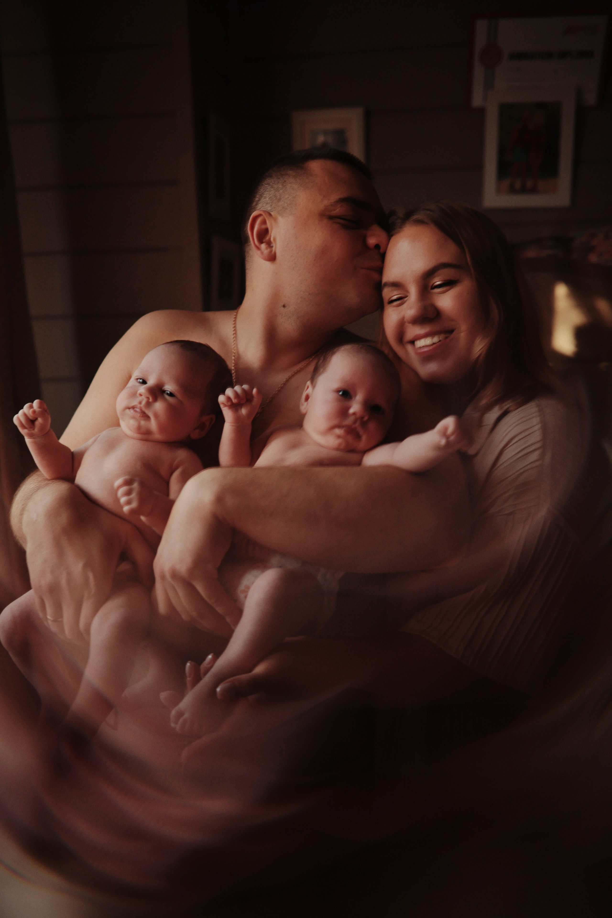 Крошки Василиса и Сонечка. Семейный фотограф в Москве и Люберцах Юлия Гуськова