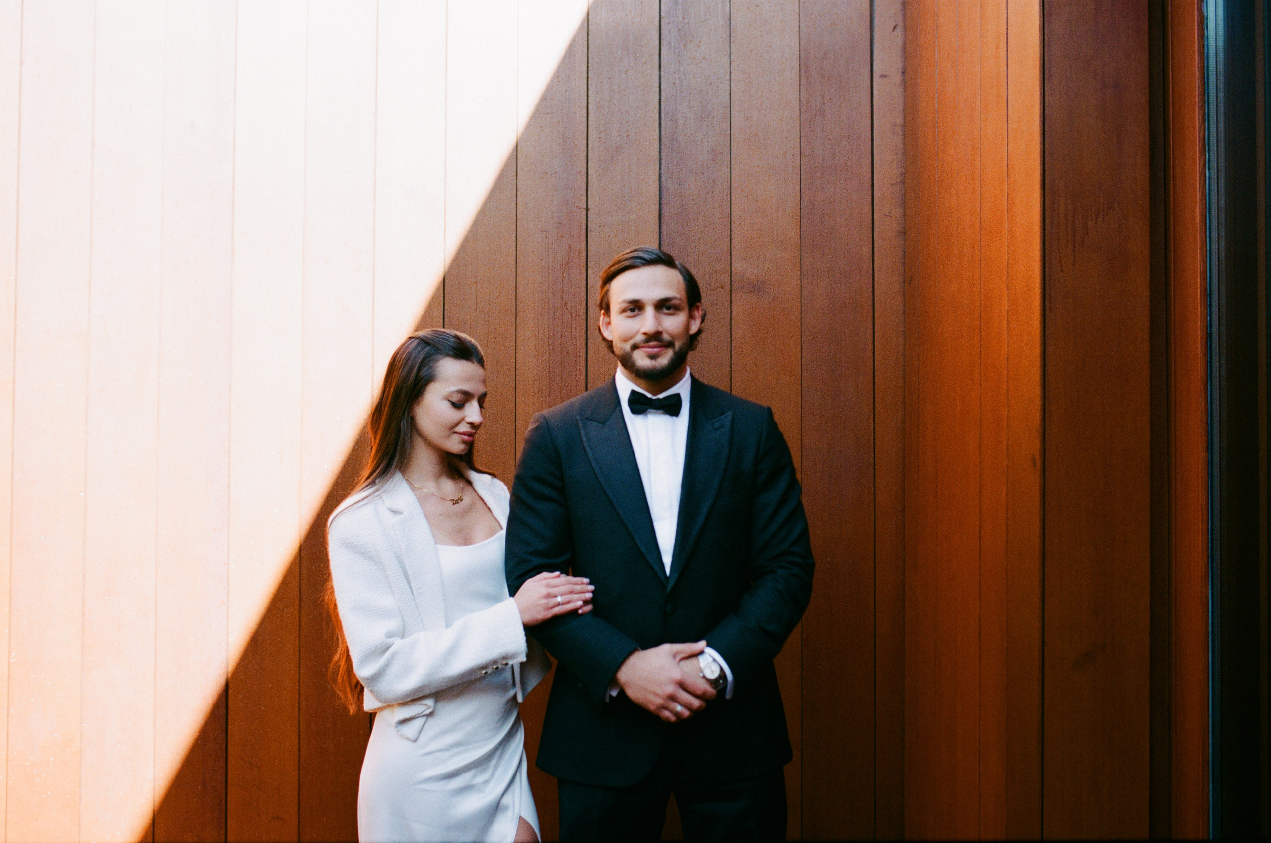 Счастливая пара. Плёночный кадр