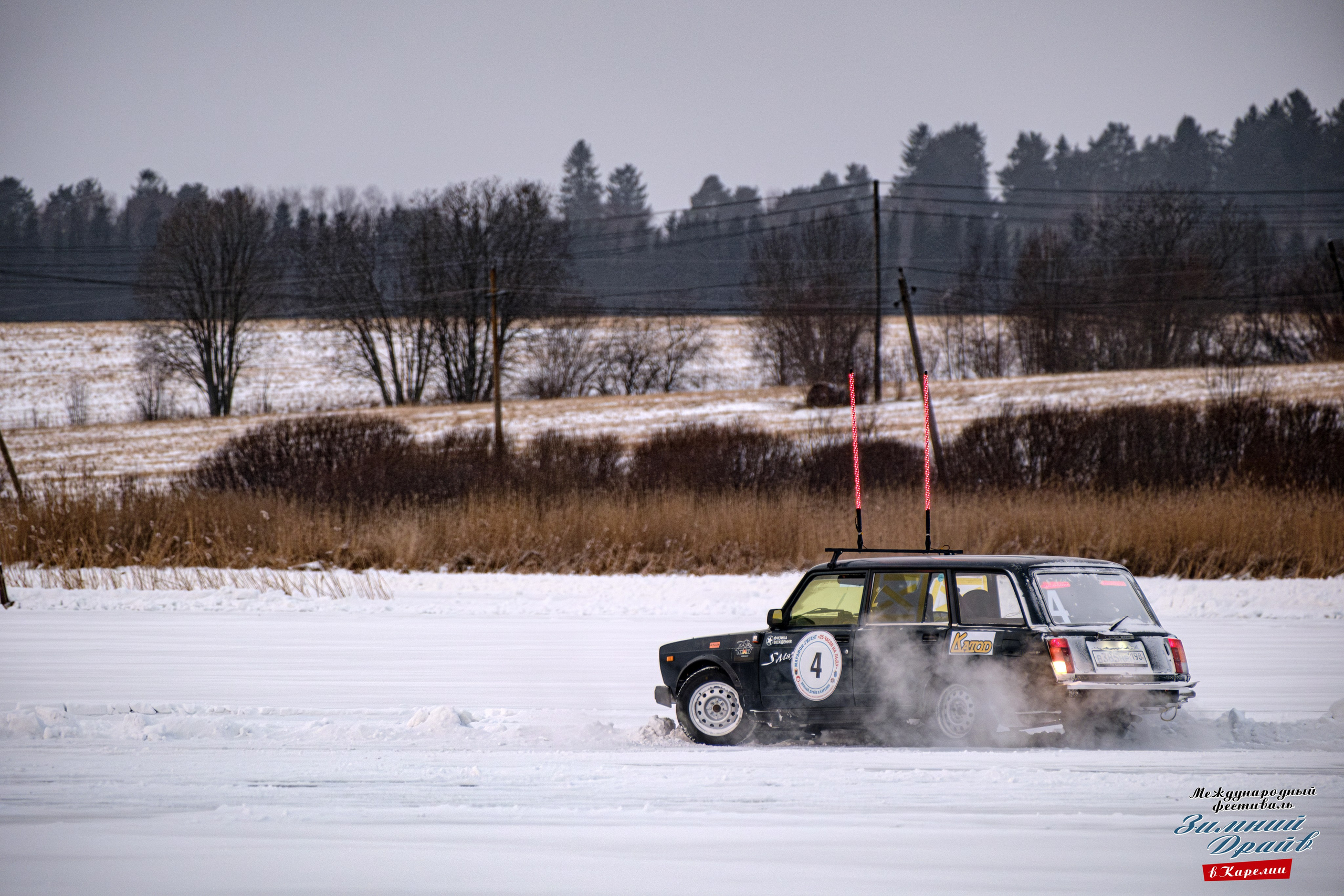 «Зимний Драйв в Карелии» Авто Марафон-гигант «25 часов на льду» Илона Накутис, Николай Грязин, джимхана, фотограф Антон Медведев, icoguar, Сортавала, Карелия