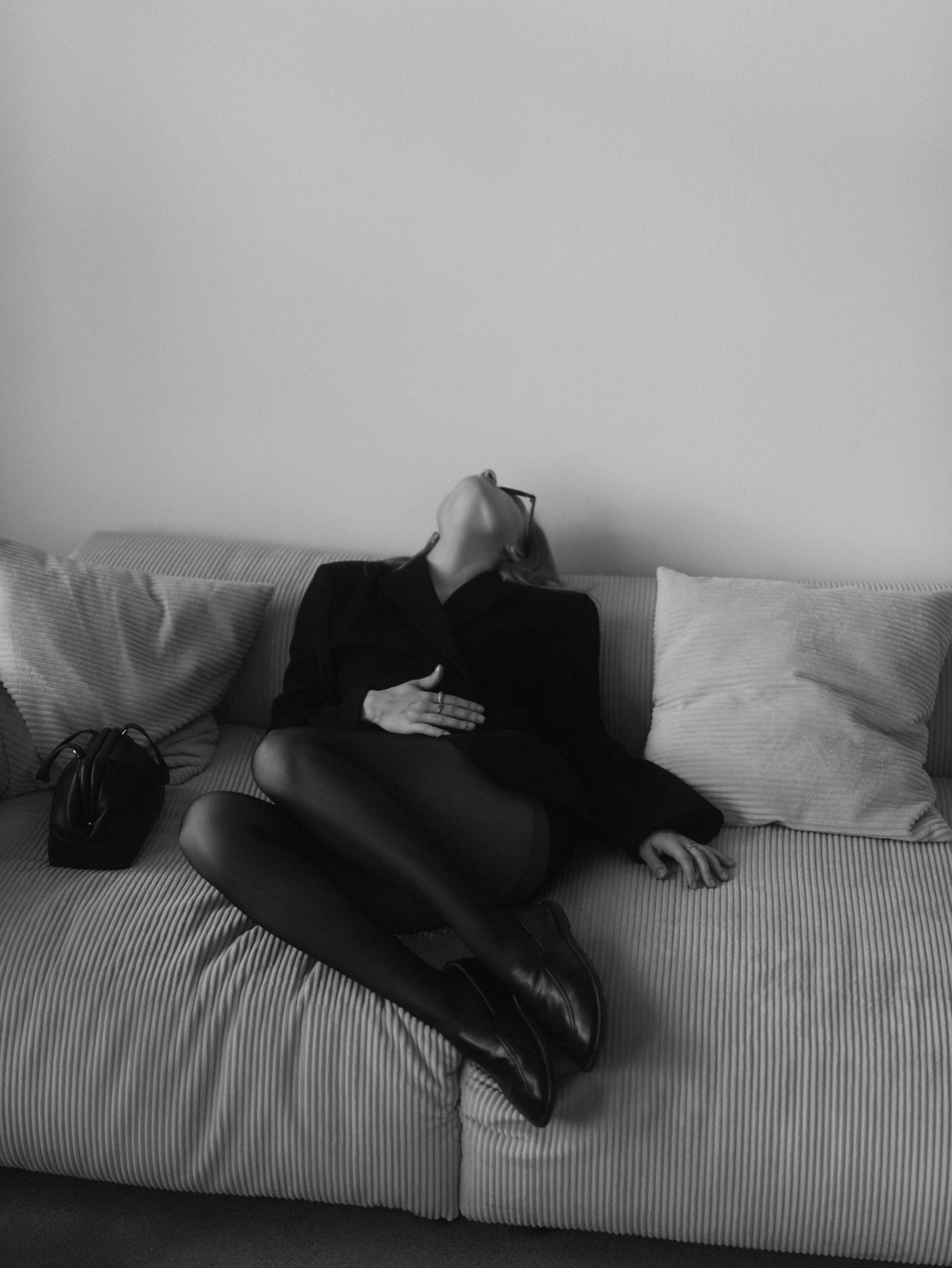 Women's photo session in the studio and outdoors