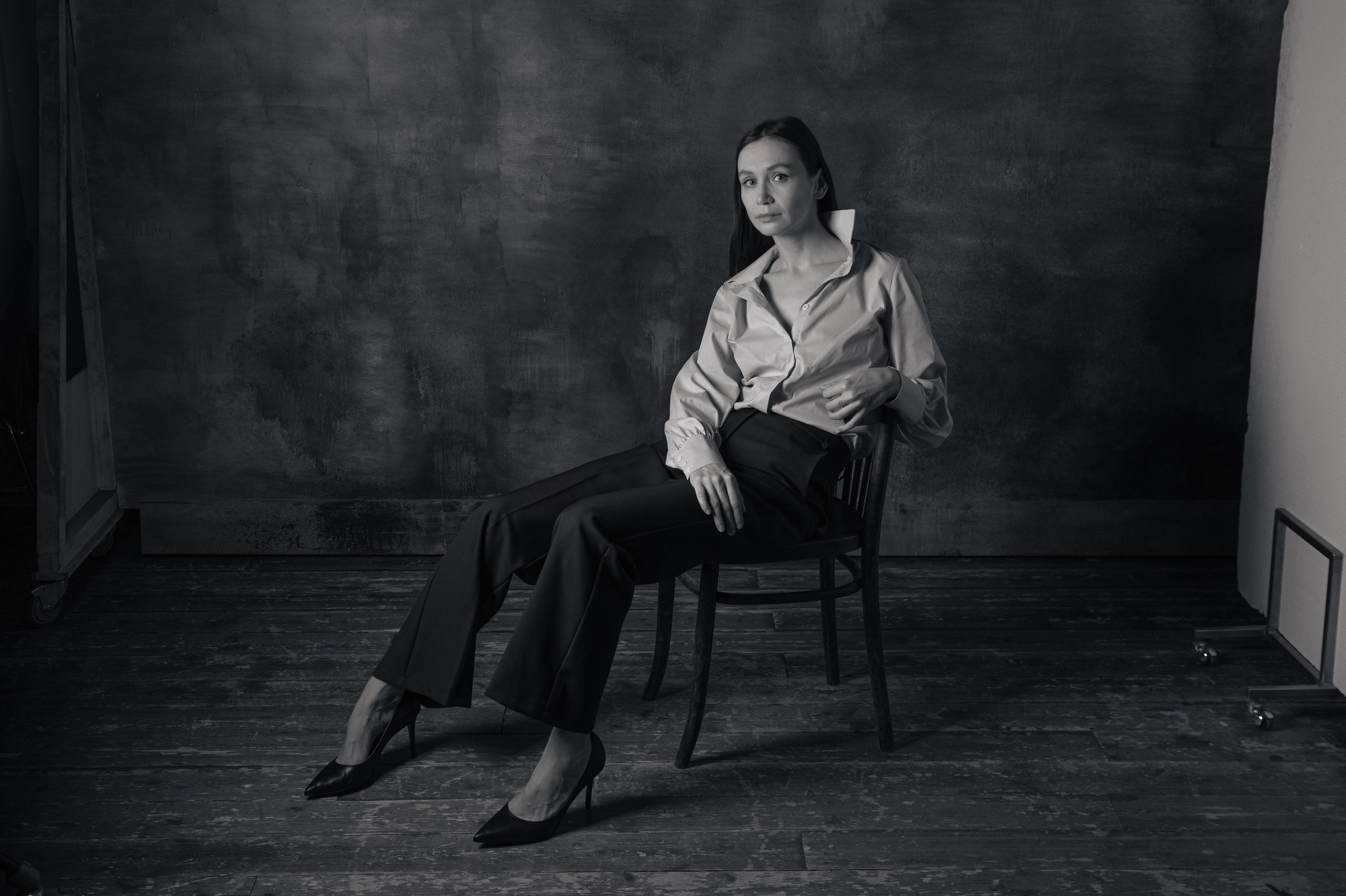 Красивая фотосессия в студии.