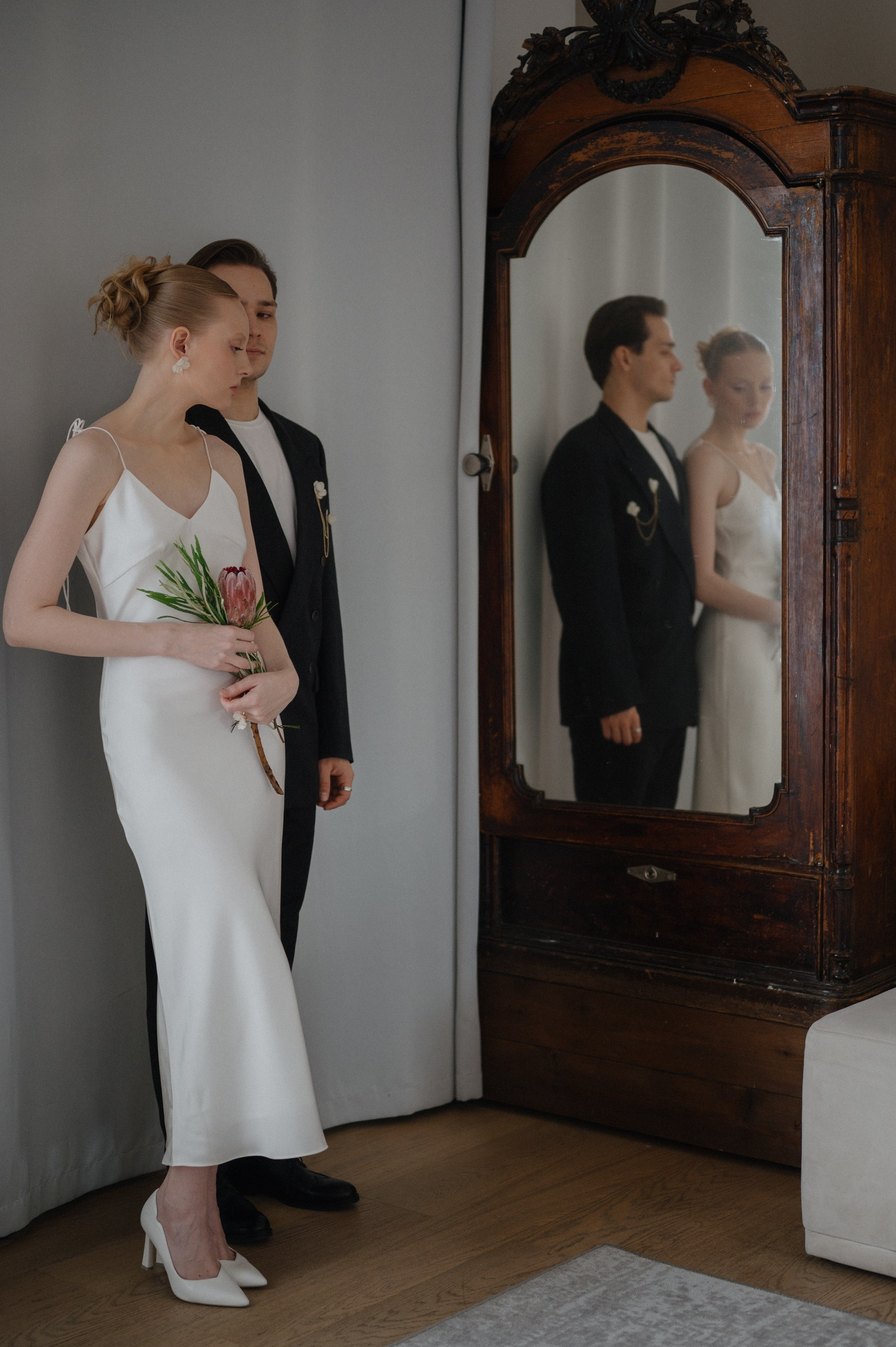 Свадебная фотосессия в студии. Анна Гончарова свадебный и репортажный фотограф в Москве