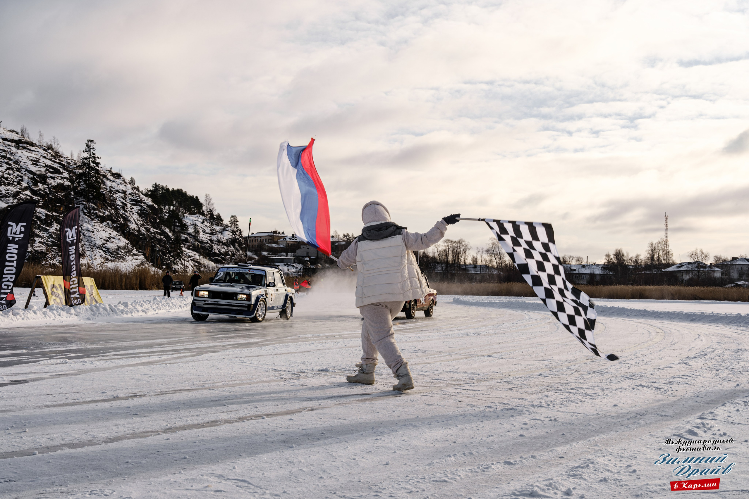 «Зимний Драйв в Карелии» Авто Марафон-гигант «25 часов на льду» Илона Накутис, Николай Грязин, джимхана, фотограф Антон Медведев, icoguar, Сортавала, Карелия