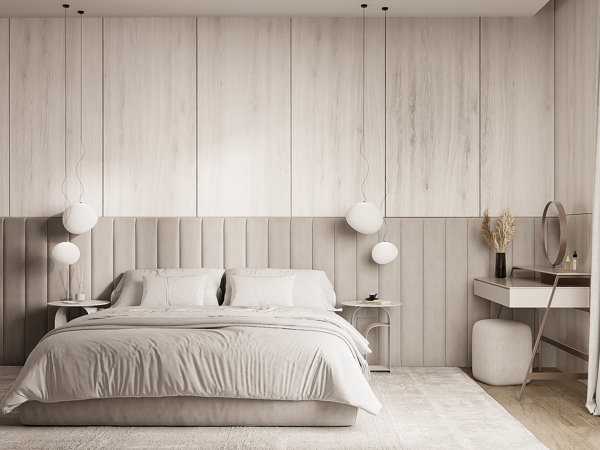 Dubai / VOLANTE TOWER /Guest bedroom. 3D visualization | interior decoration