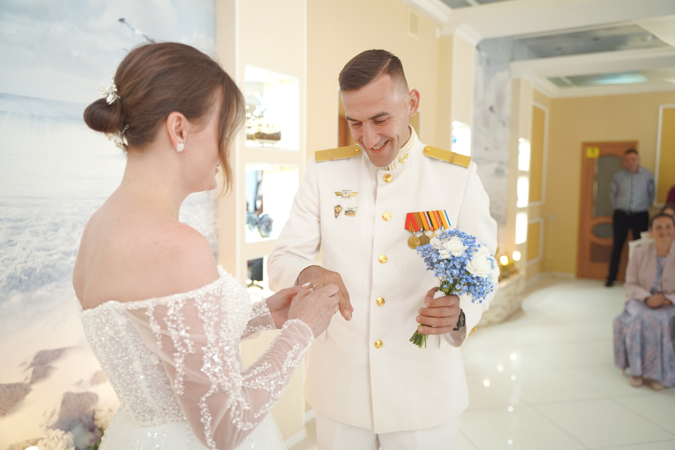 Илья и Кристина. ЗАГС Крондштата. Professional photoartist in St. Petersburg (wedding, reportage, portrait, model book, love story) Alexander Shvedov