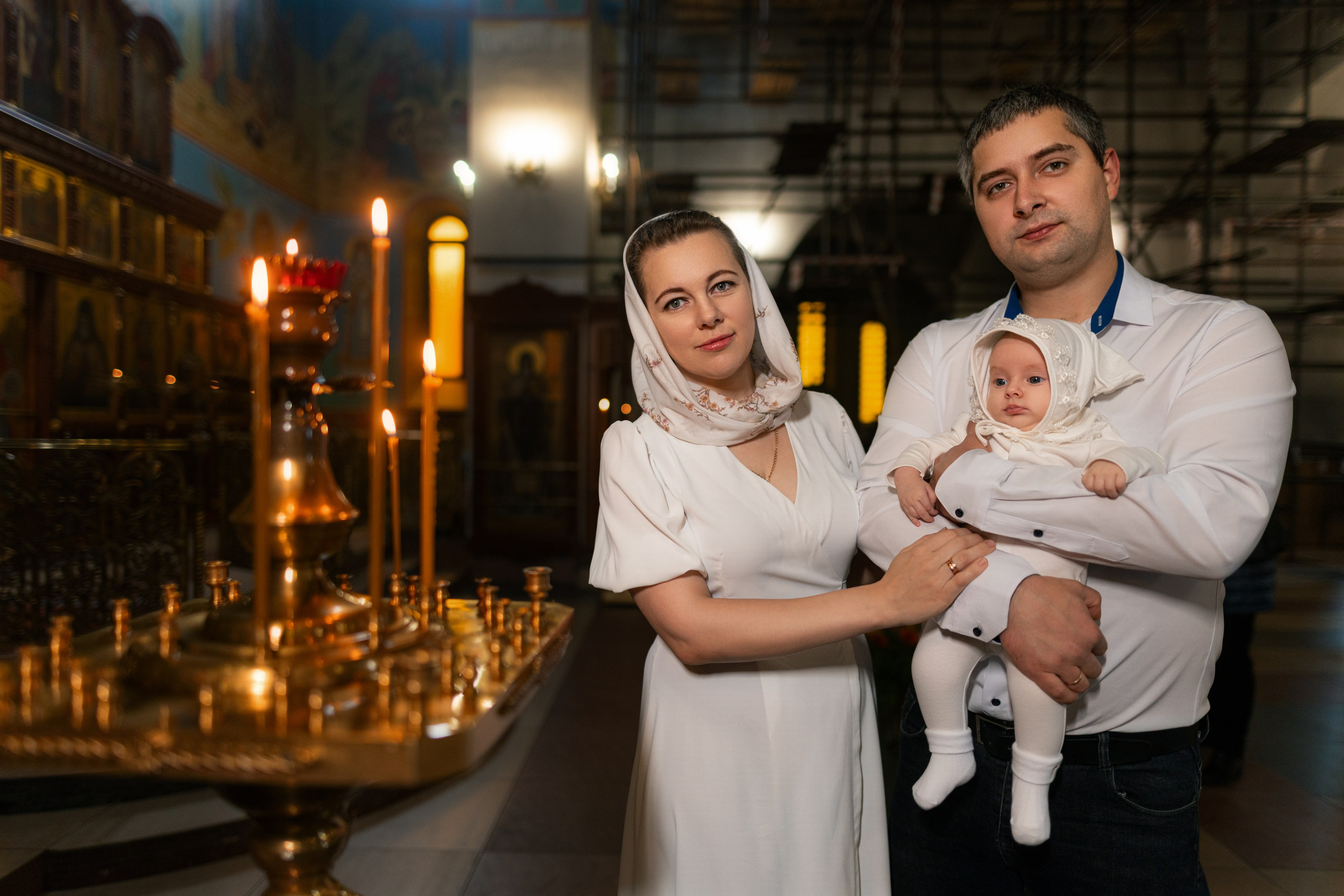 Крещение Алины. Дмитрий Шульгин, портретный фотограф в Воронеже