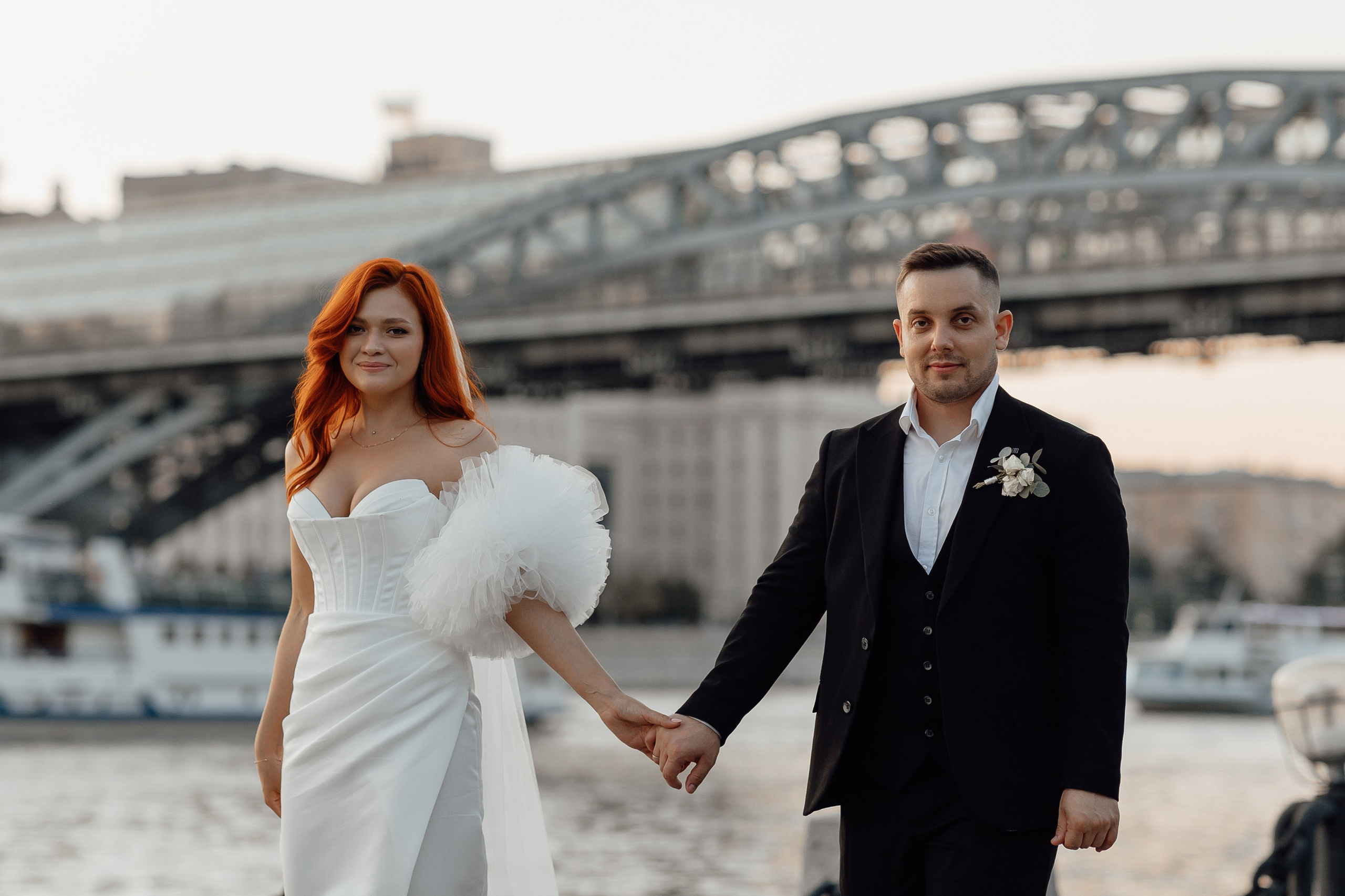 свадебная фотосессия в нескучном саду