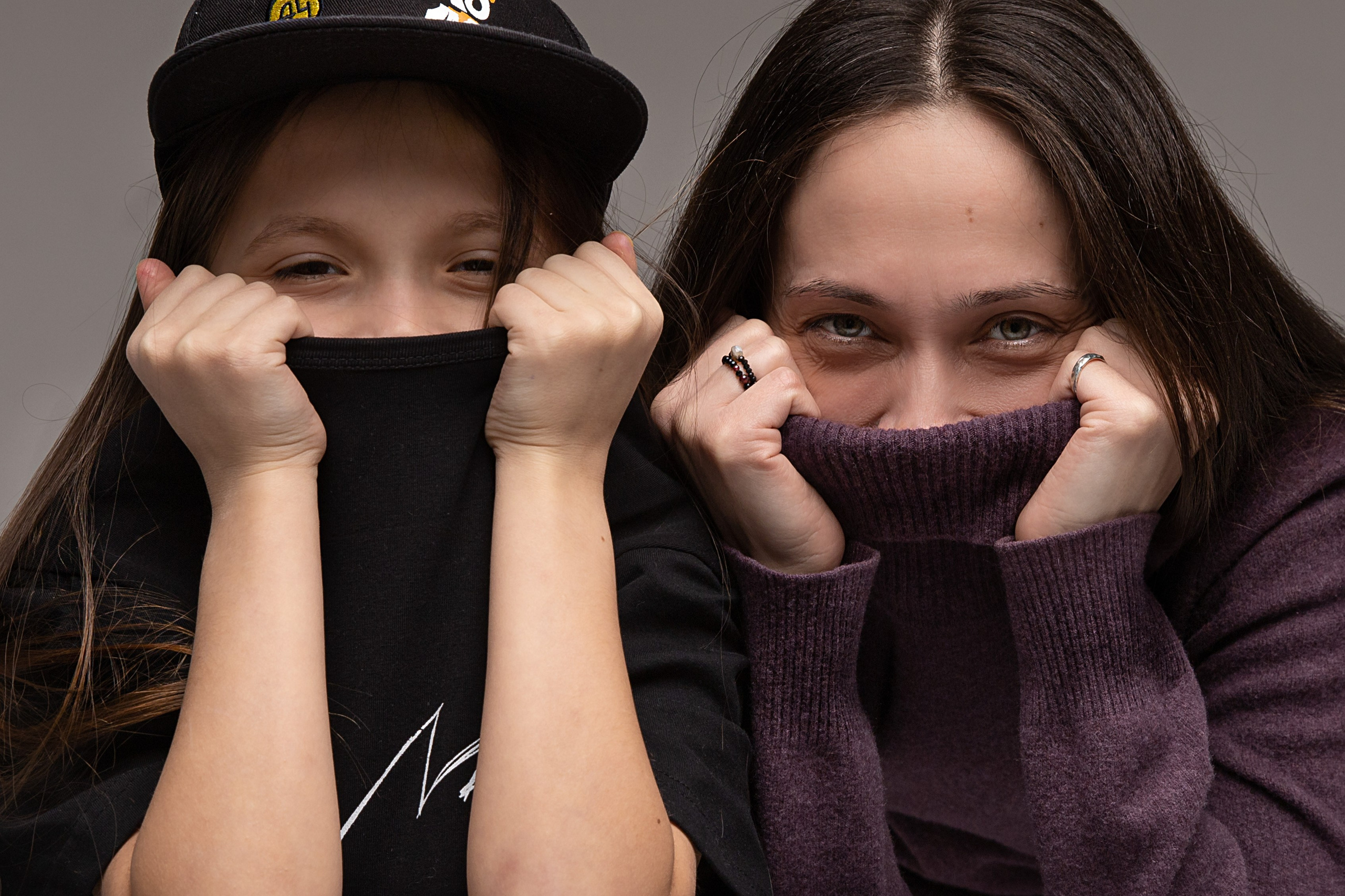 фотосессия в студии Мама и Дочь