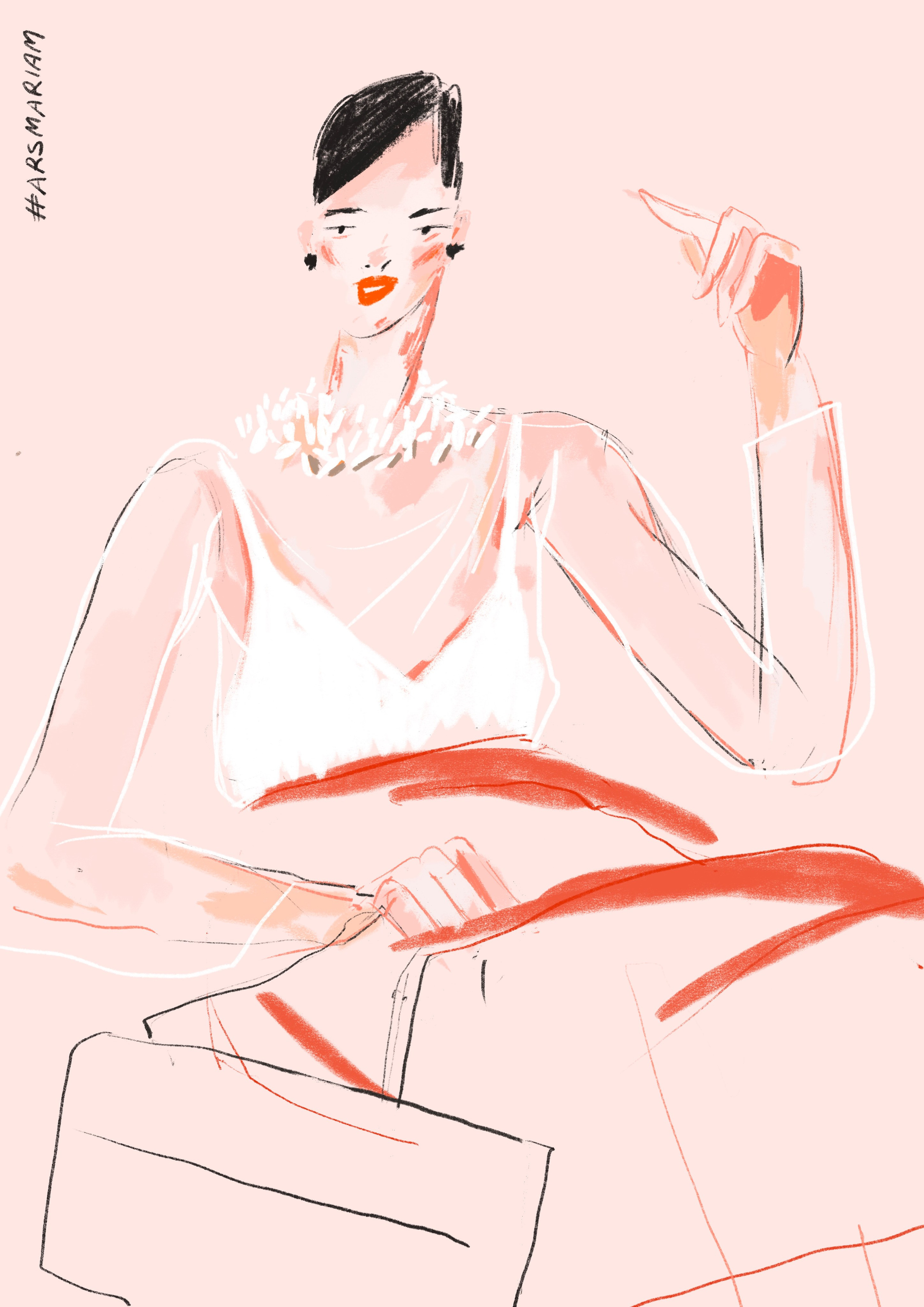 Фэшн иллюстратор из Москвы Власенко Мария