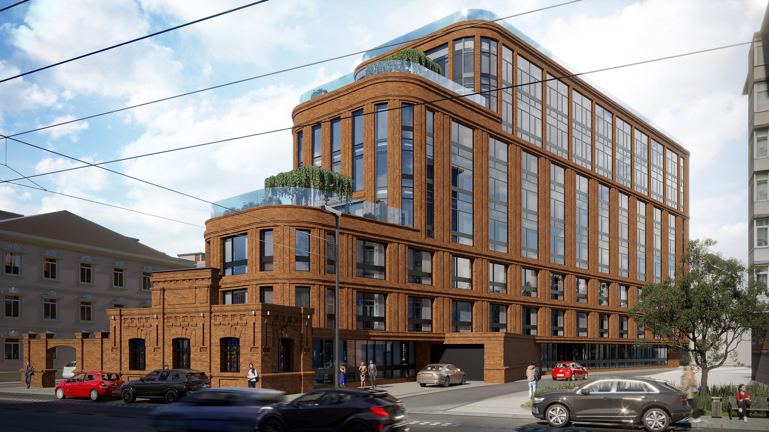 Office Building in Moscow — 3D Architectural Visualization. 3D INTERIOR AND ARCHITECTURE VISUALIZATION