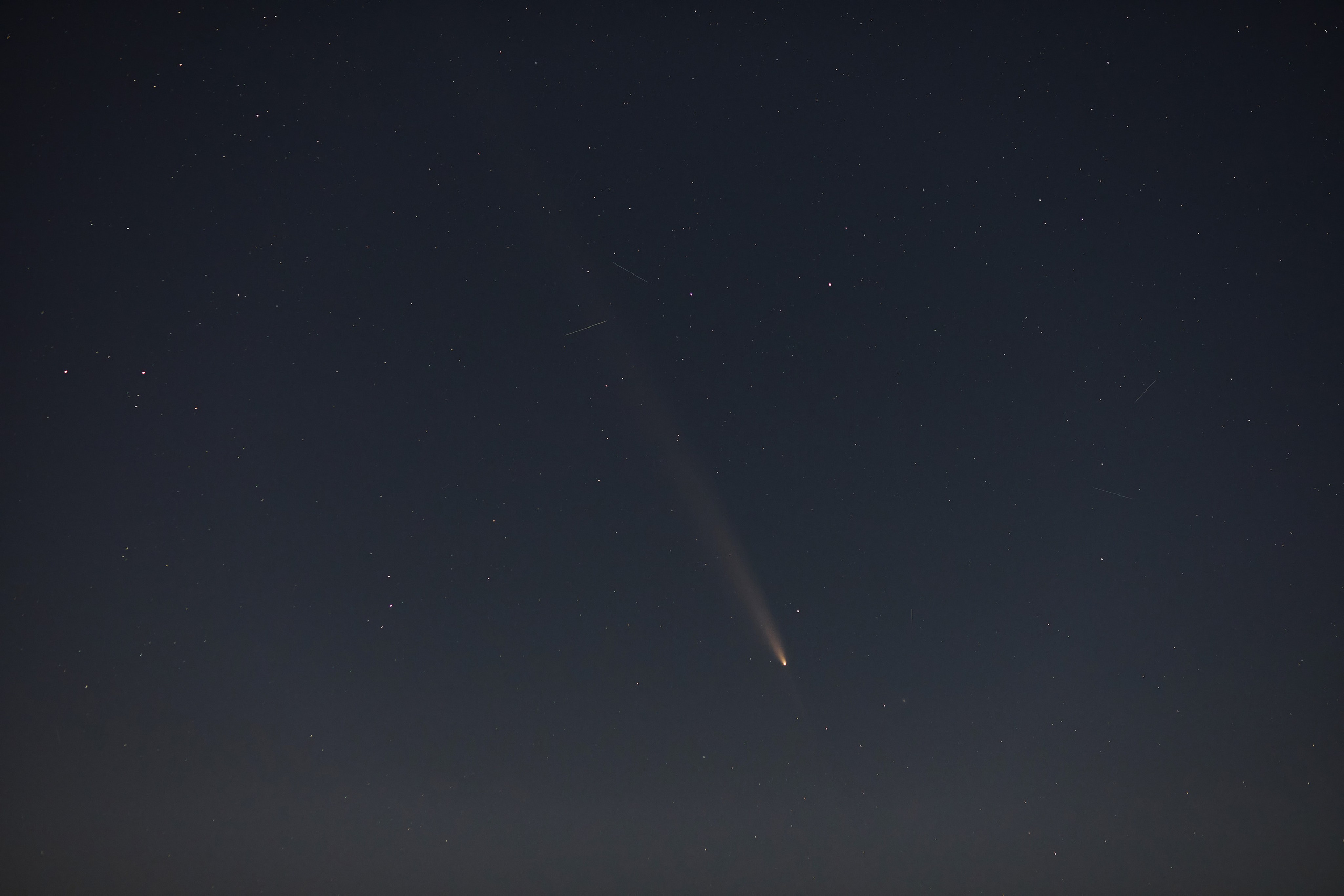 Комета Цзыцзиньшань Atlas - фотография в Приморском крае, Россия