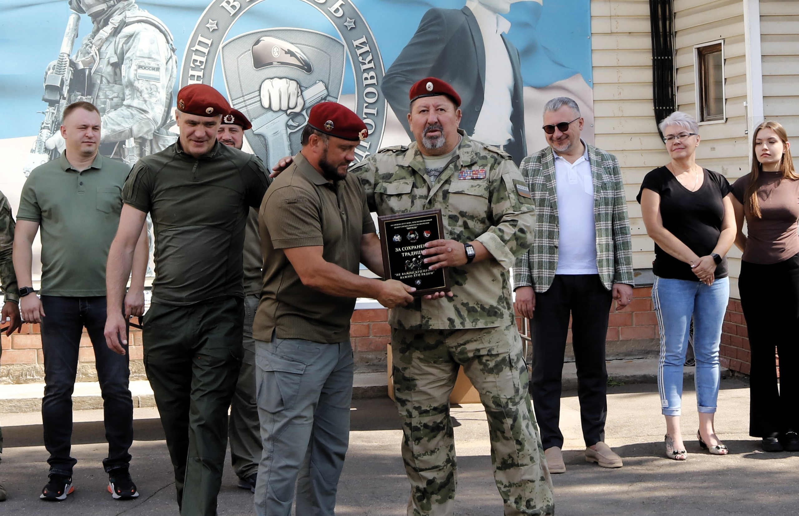 Награждение всероссийский турнир по триатлону Юный спецназовец