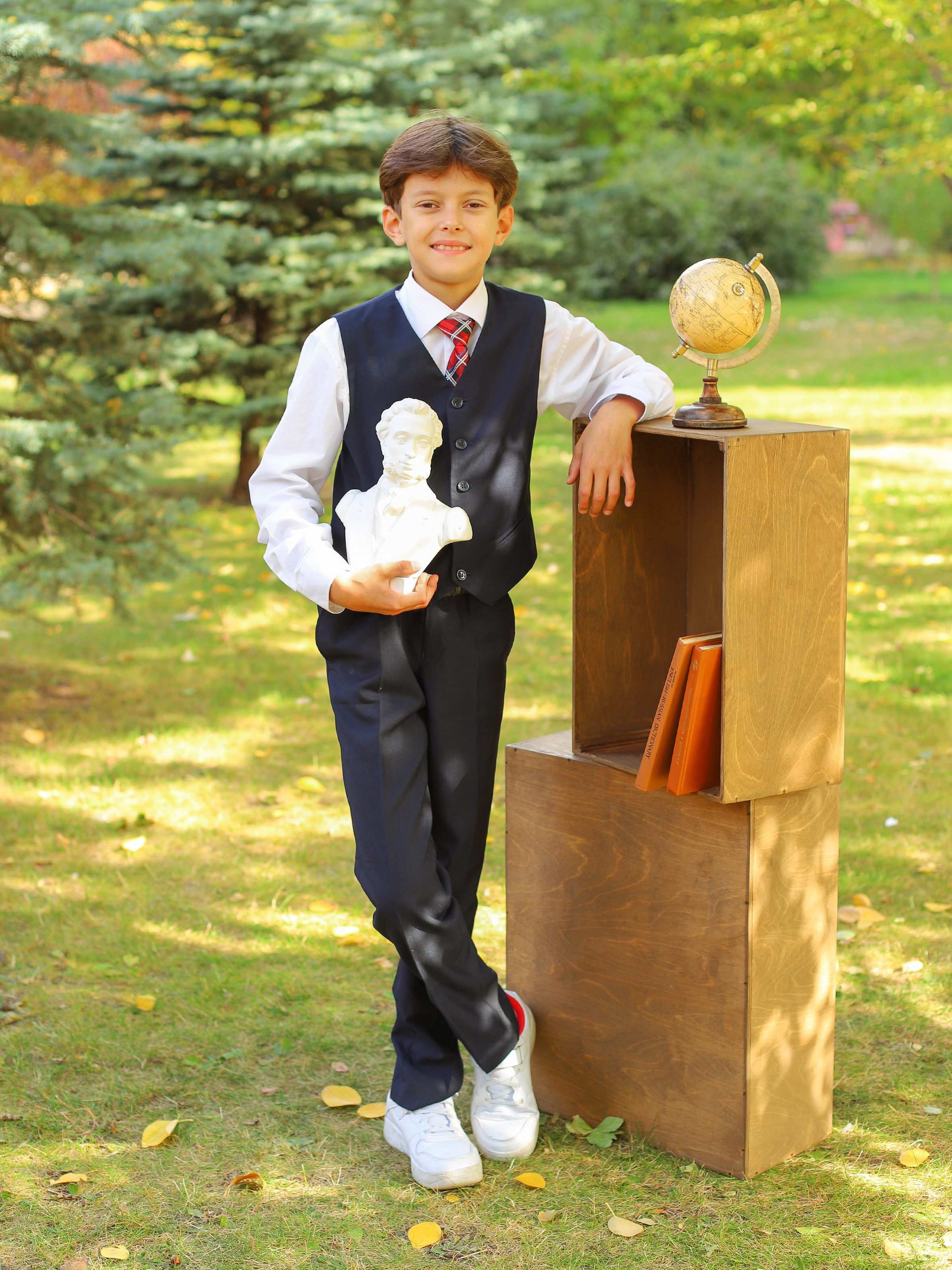 Портрет в школе на улице