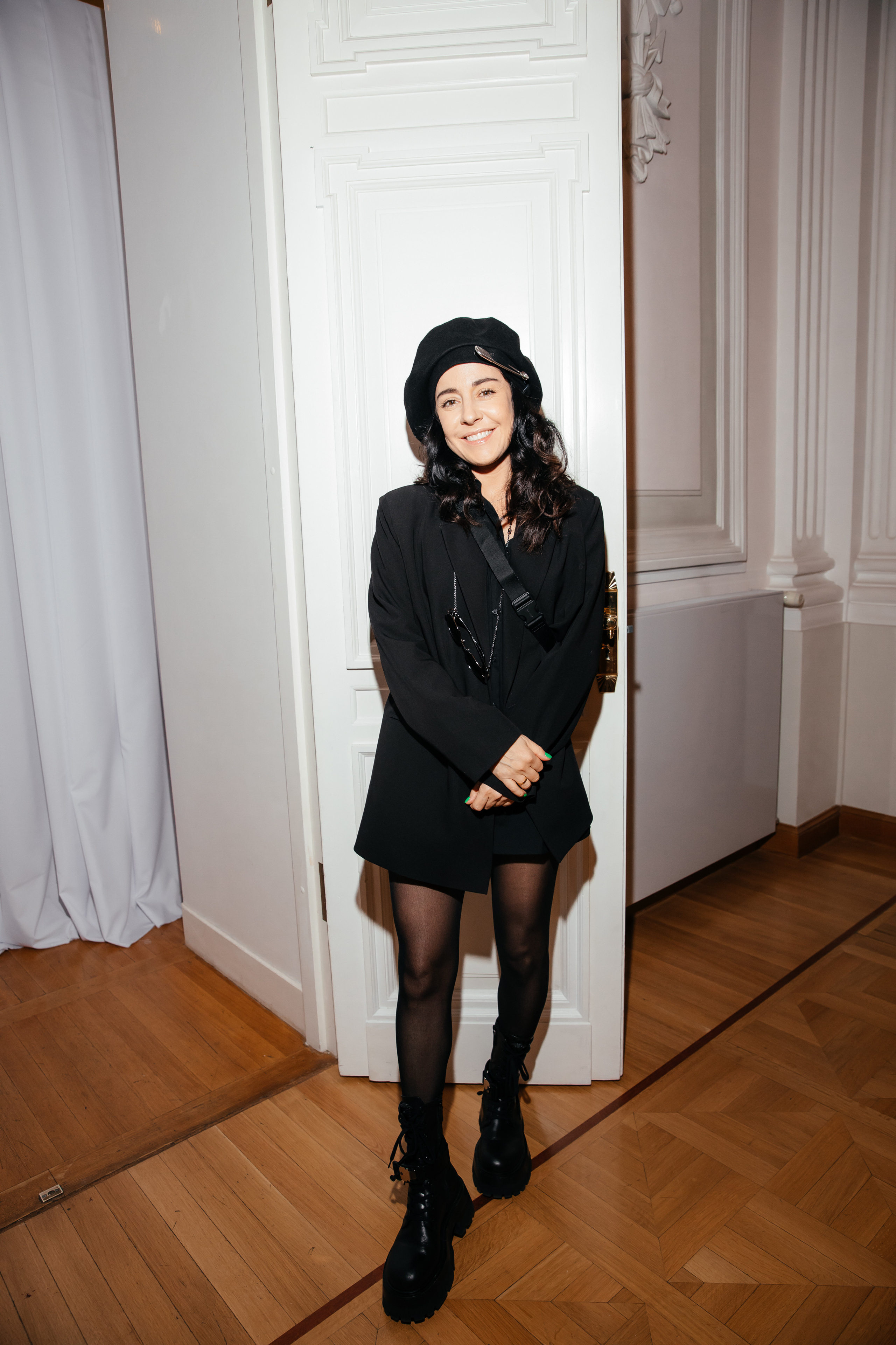 Мария Зайцева на показе дизайнера Бичолла Тетрадзе в рамках Недели моды в Москве