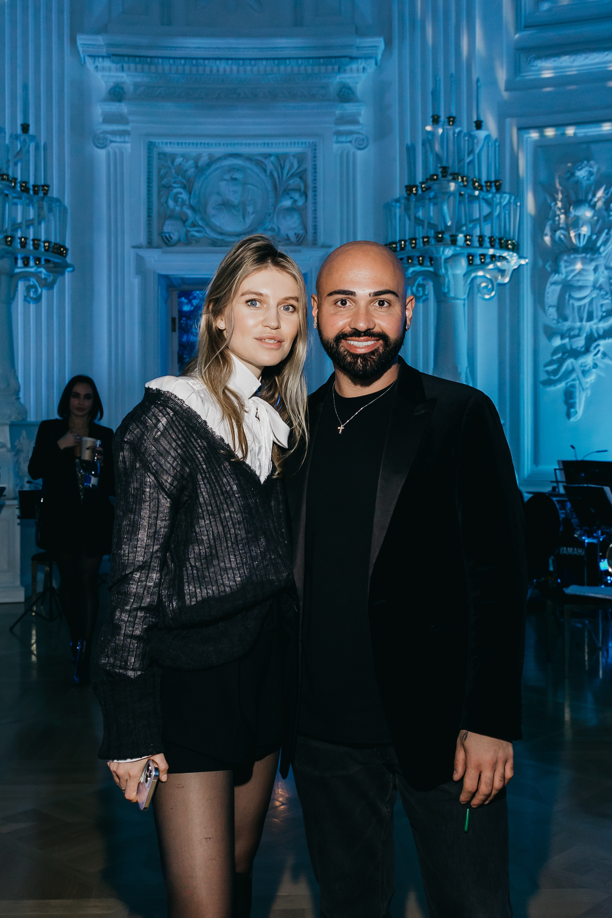 Бичолла Тетрадзе на показе дизайнера Бичолла Тетрадзе в рамках Недели моды в Москве