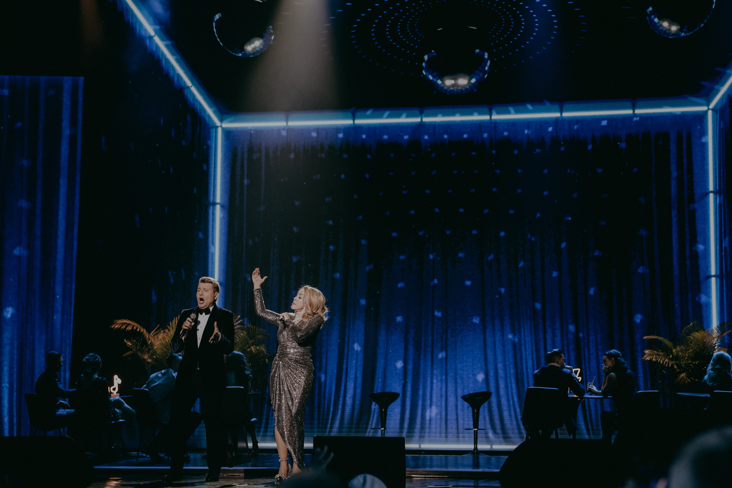 Николай Басков и Любовь Успенская на Российской Национальной Музыкальной Премии Виктория-2021 в Москве