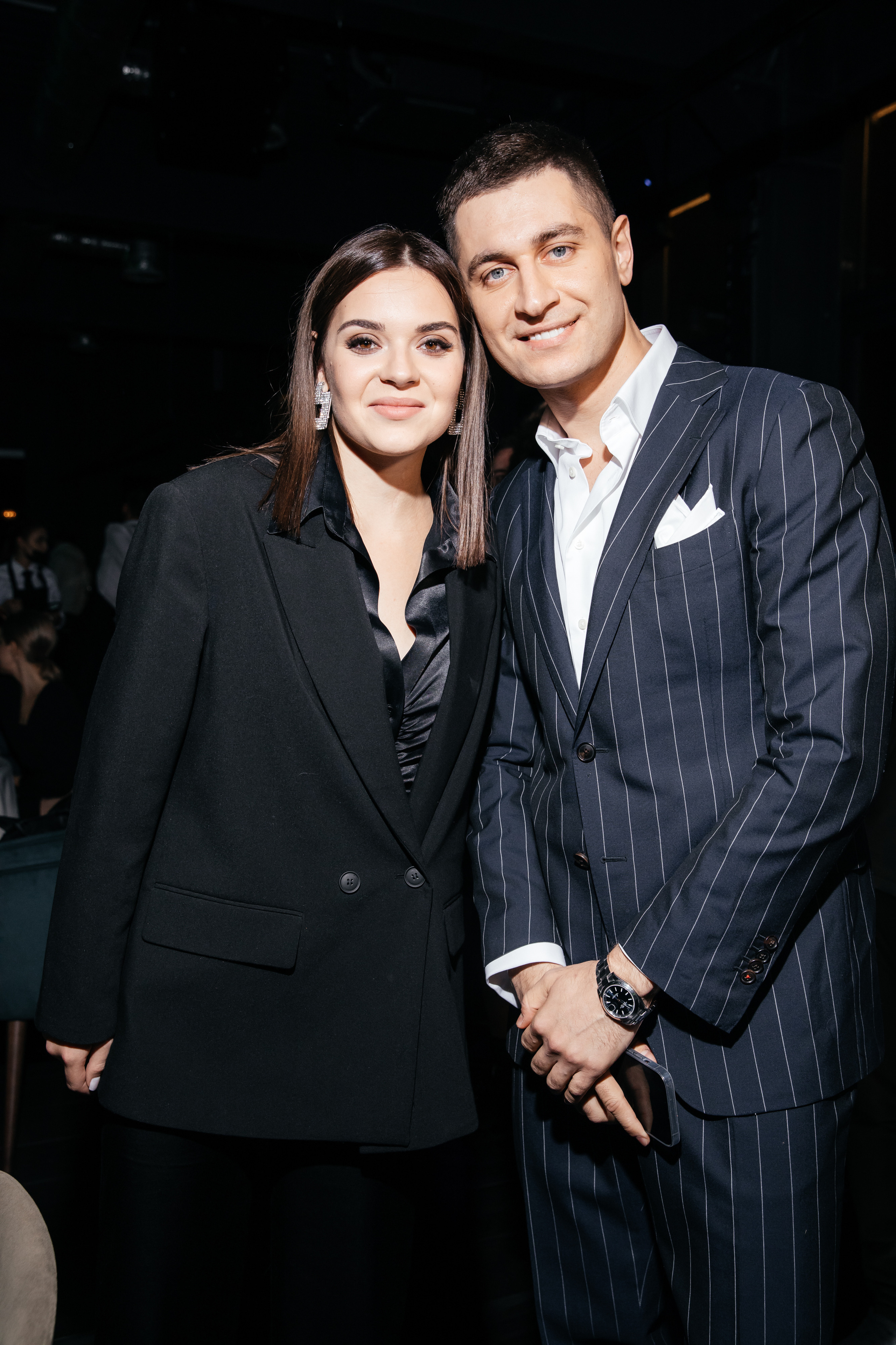 Аделина Сотникова и DAVA на презентации клипа Аделины Сотниковой в Москве