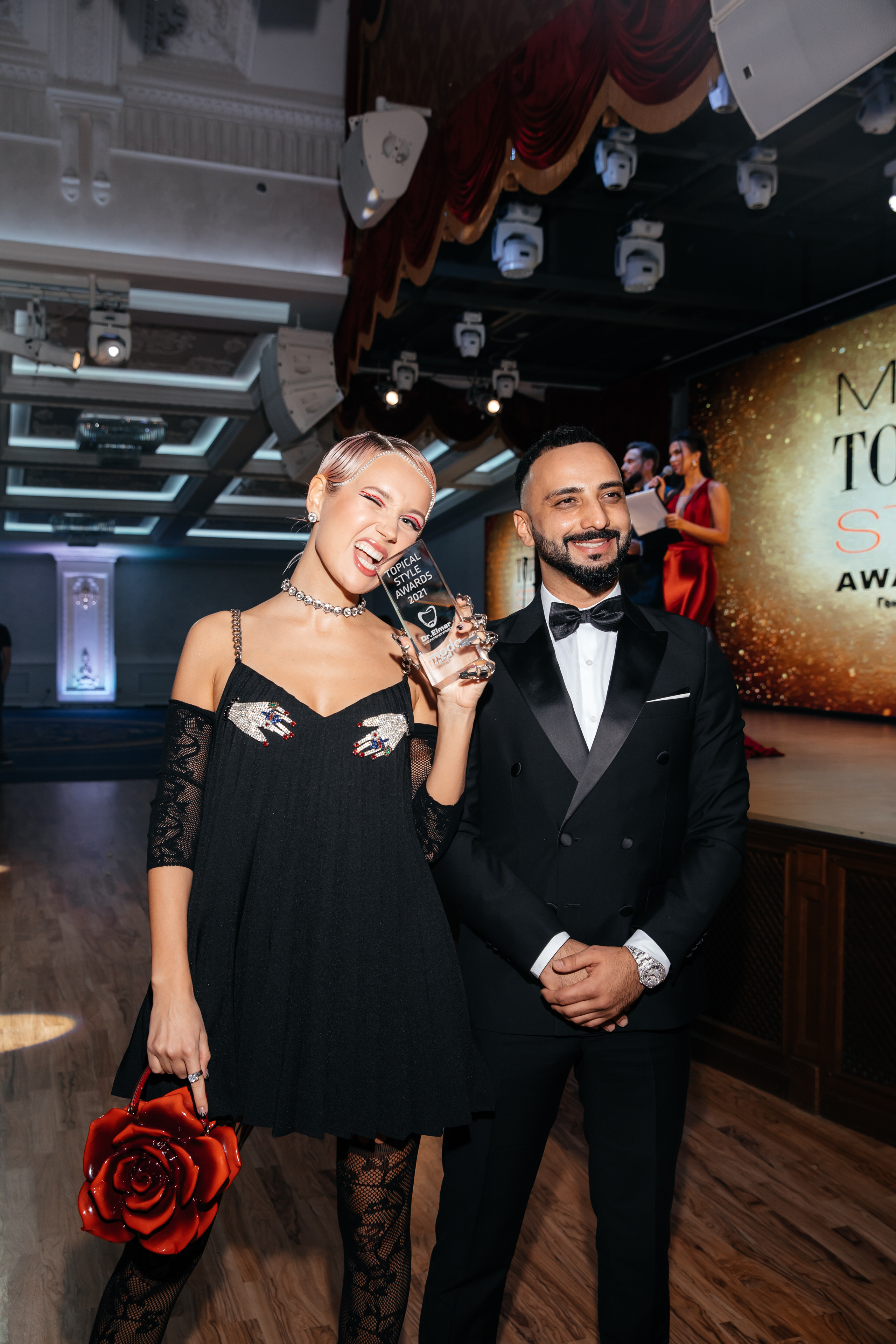 Клава Кока на премии MODA TOPIKAL AWARDS 2021 в Москве