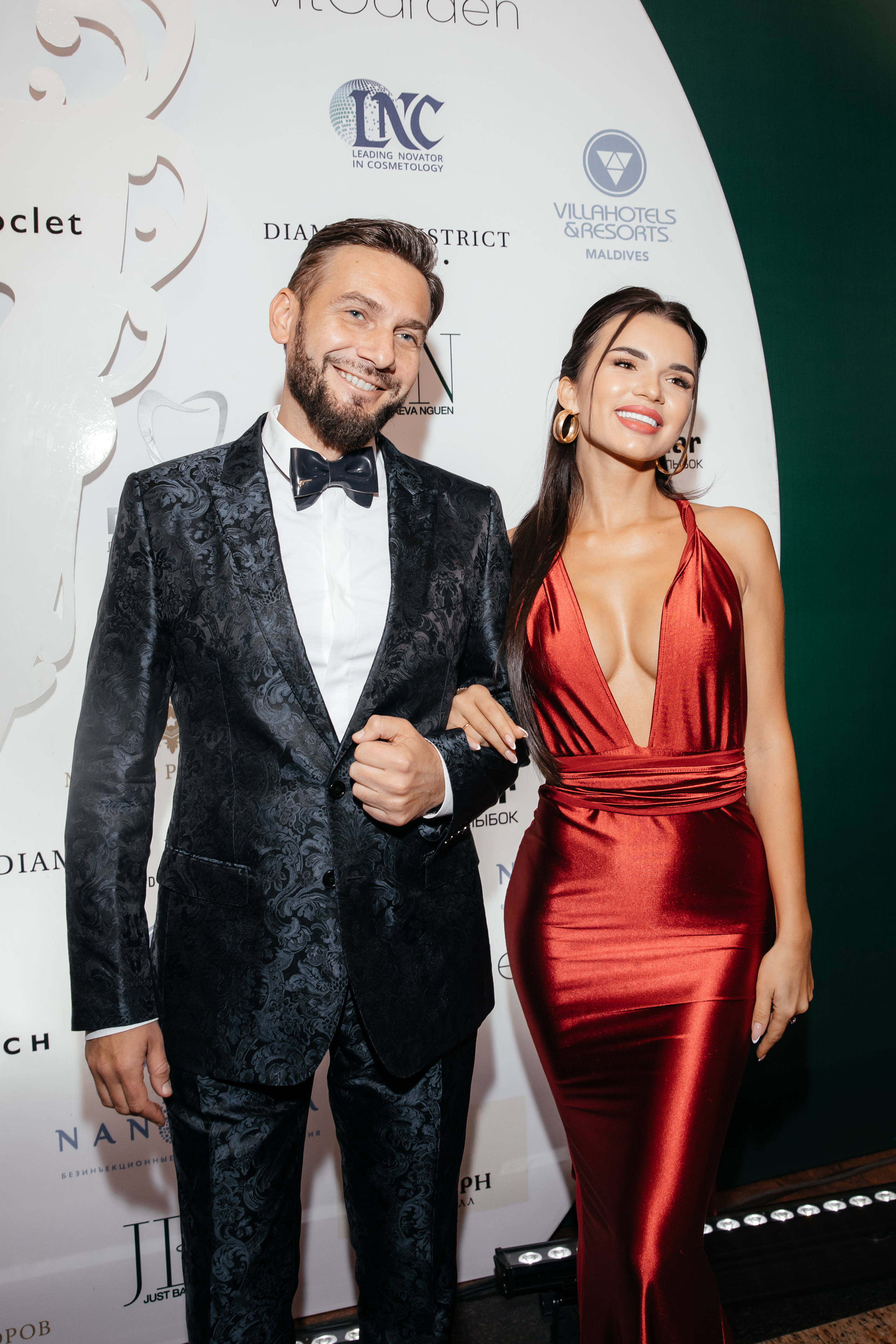 Андрей Разыграев и Надин Серовски на премии MODA TOPIKAL AWARDS 2021 в Москве