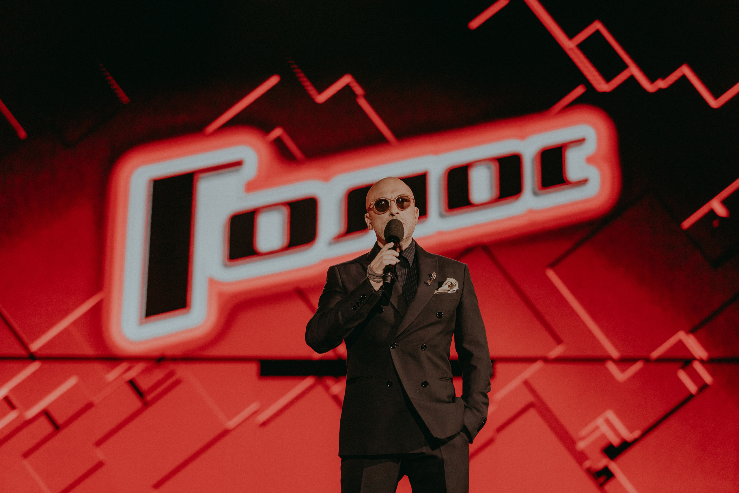 Дмитрий Нагиев на Новогоднем гала-концерте проекта «Голос» в Crocus City Hall в Москве