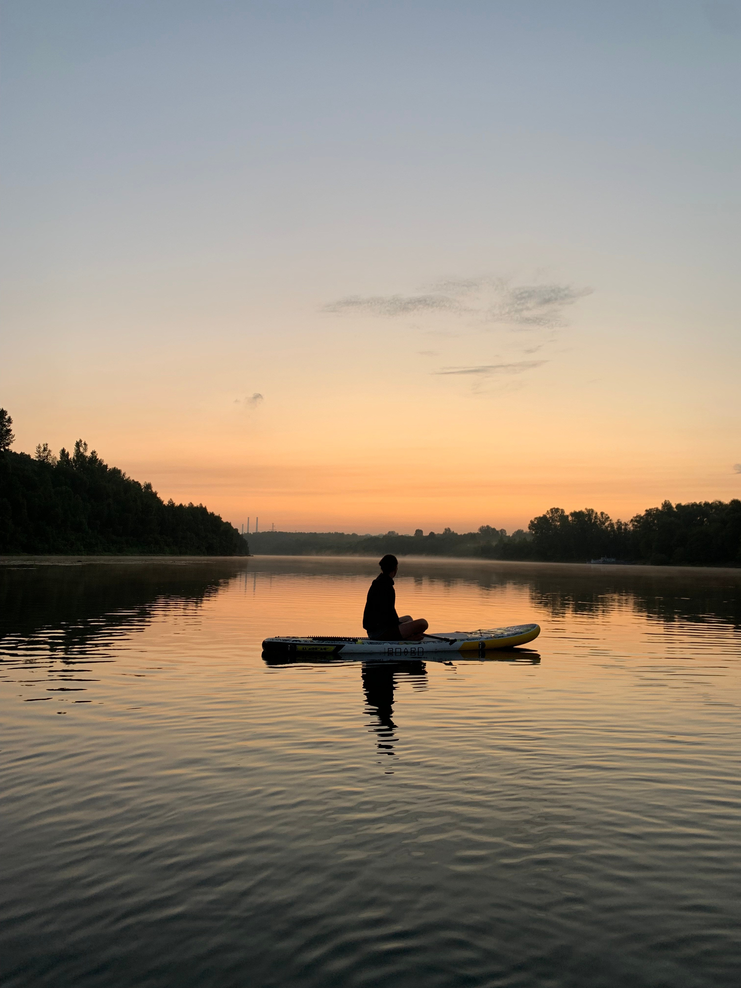 Рассвет на сапах в Сипайловских карьерах