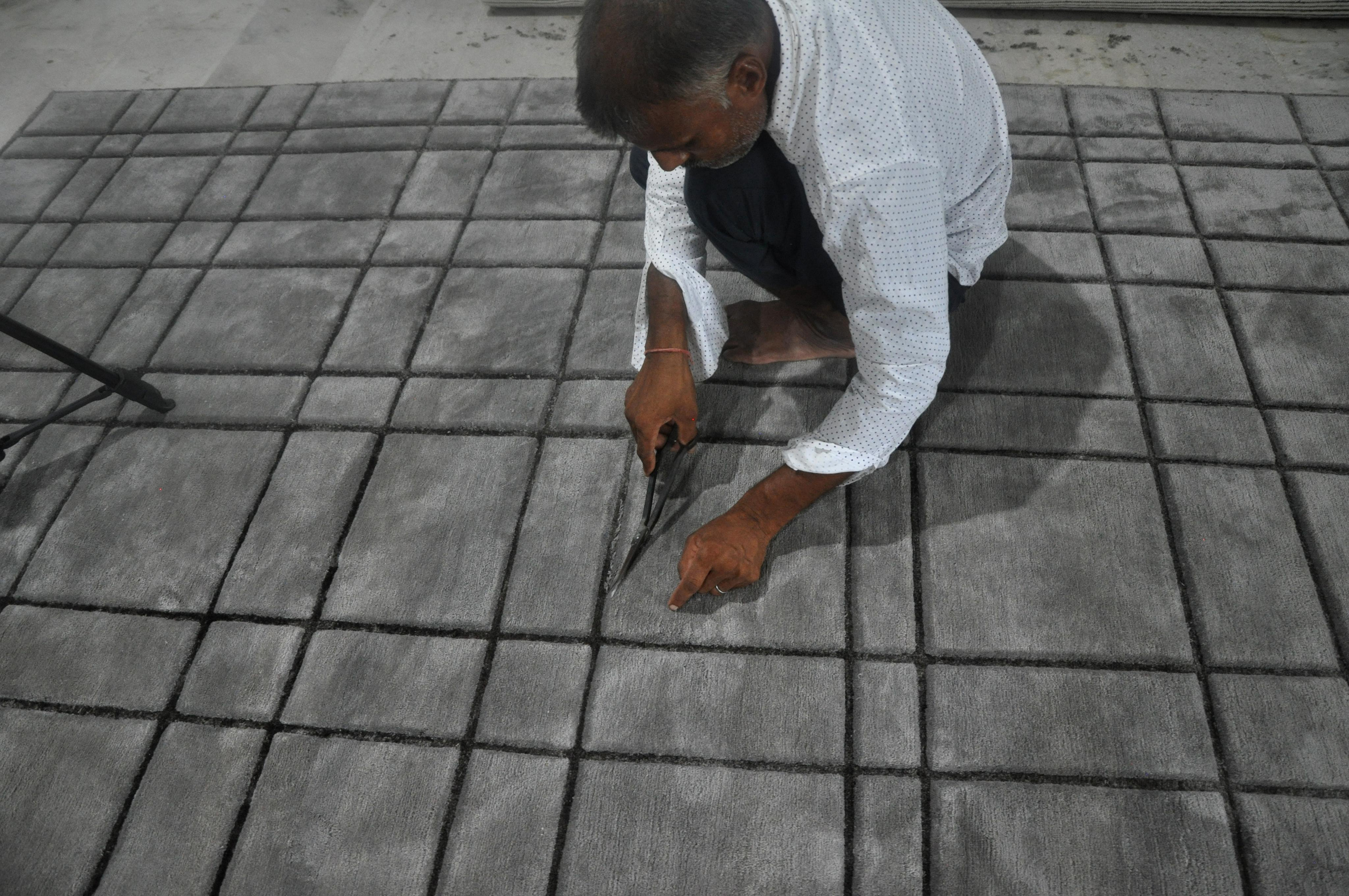 URBAN FABRIC RUGS Quadrilatte. Elizarova Design Studio