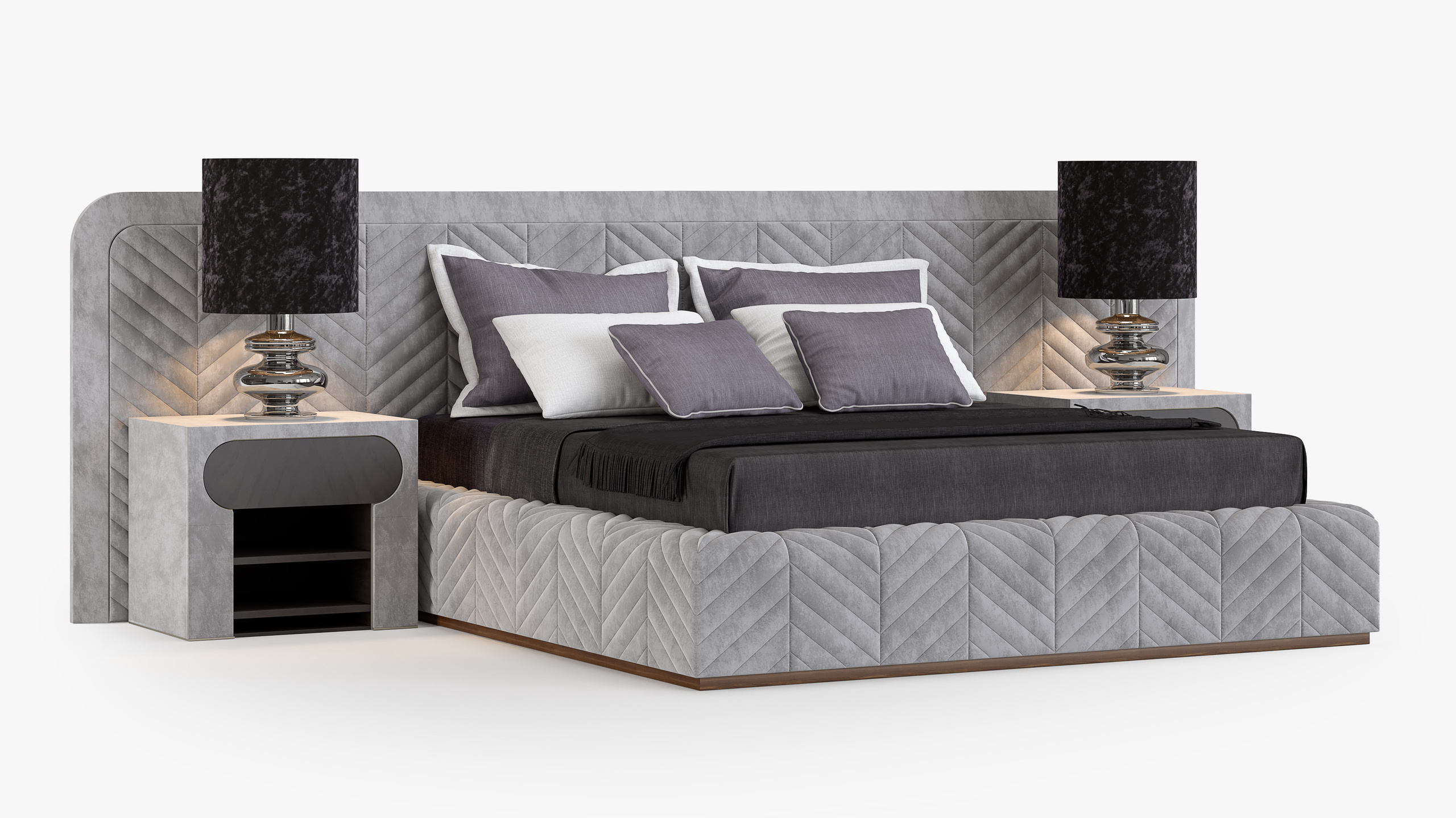 SMANIA Harrison bed. Elizarova Design Studio