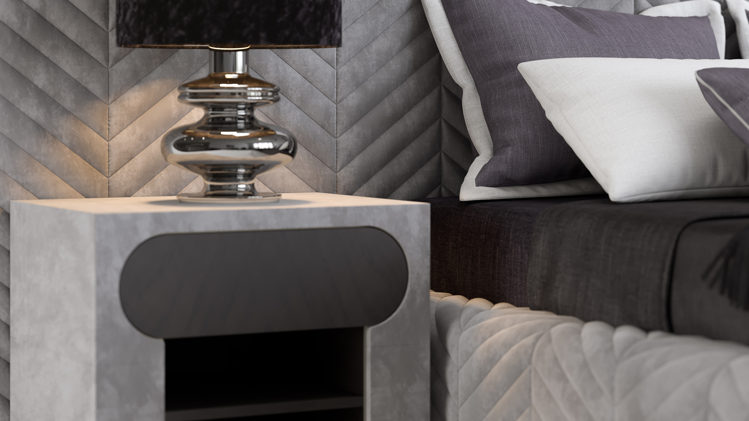 SMANIA Harrison bed. Elizarova Design Studio