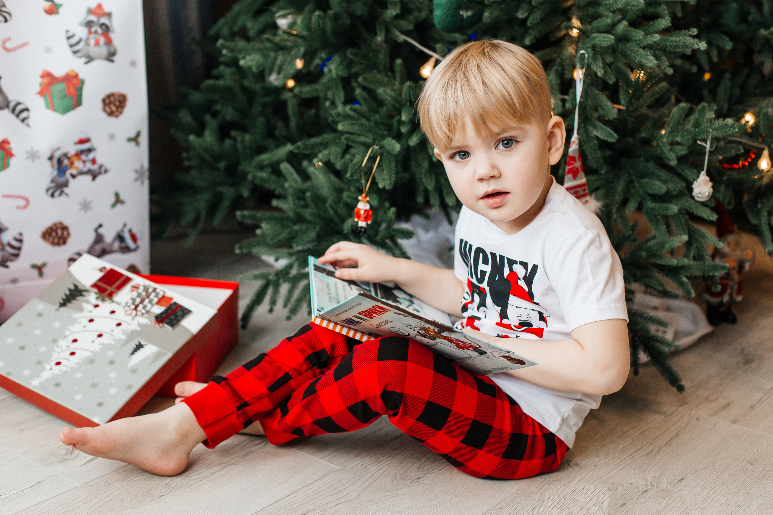 Домашняя новогодняя фотосессия. Фотограф в Красноярске Оксана Мазун