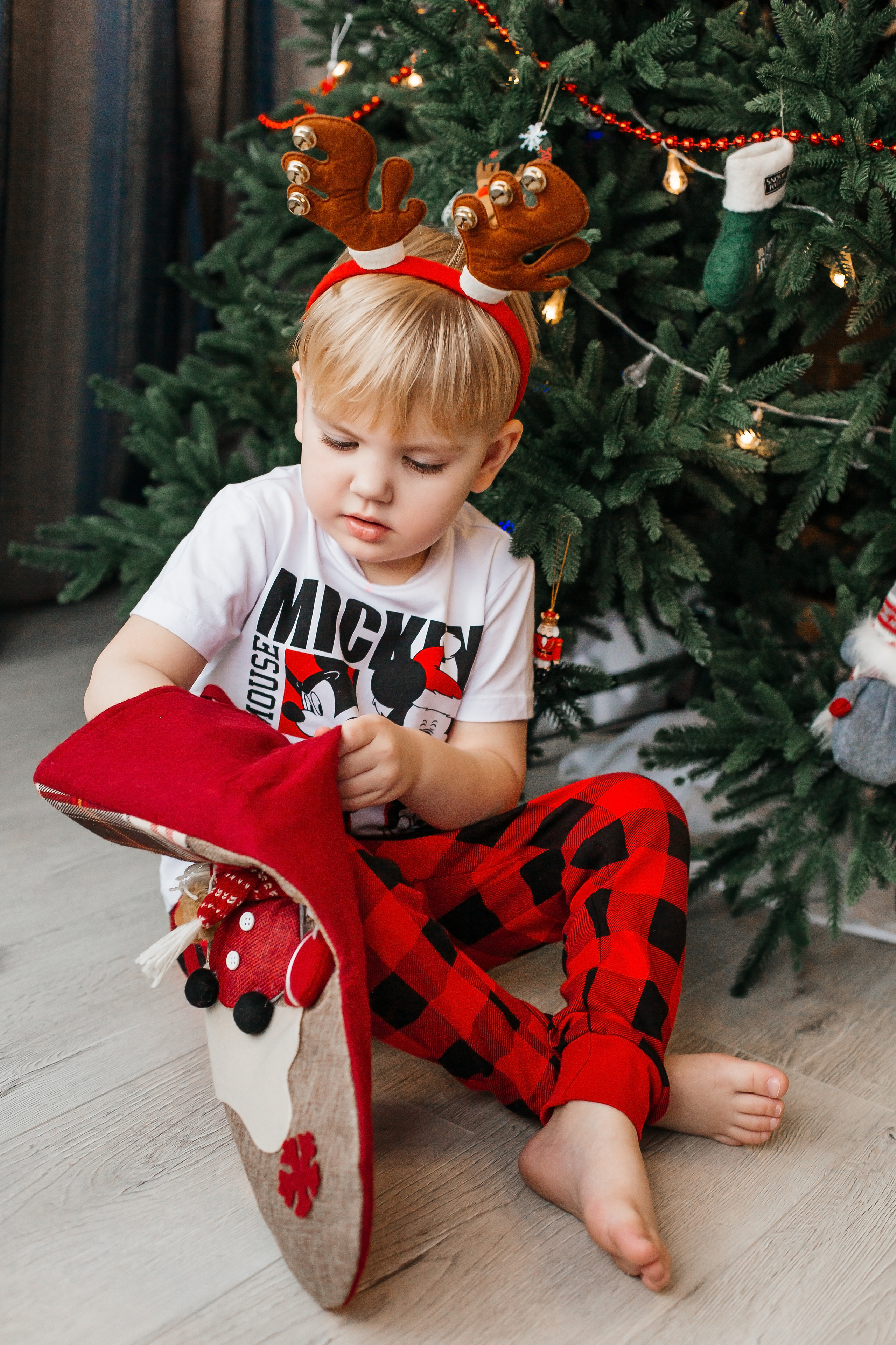 Домашняя новогодняя фотосессия. Фотограф в Красноярске Оксана Мазун