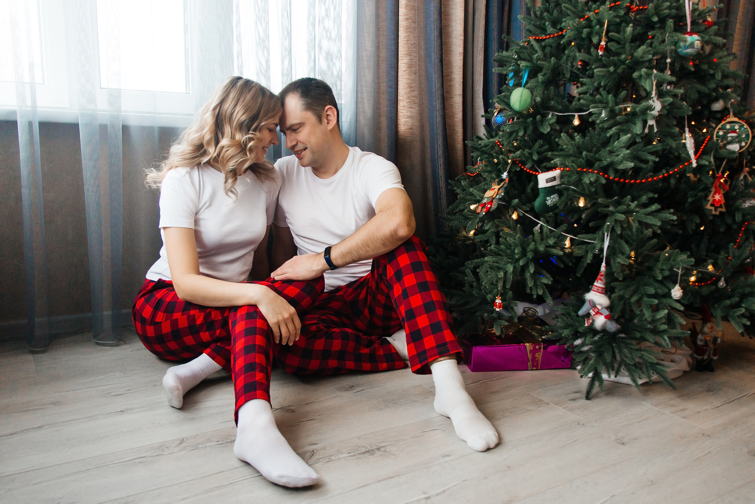 Домашняя новогодняя фотосессия. Фотограф в Красноярске Оксана Мазун