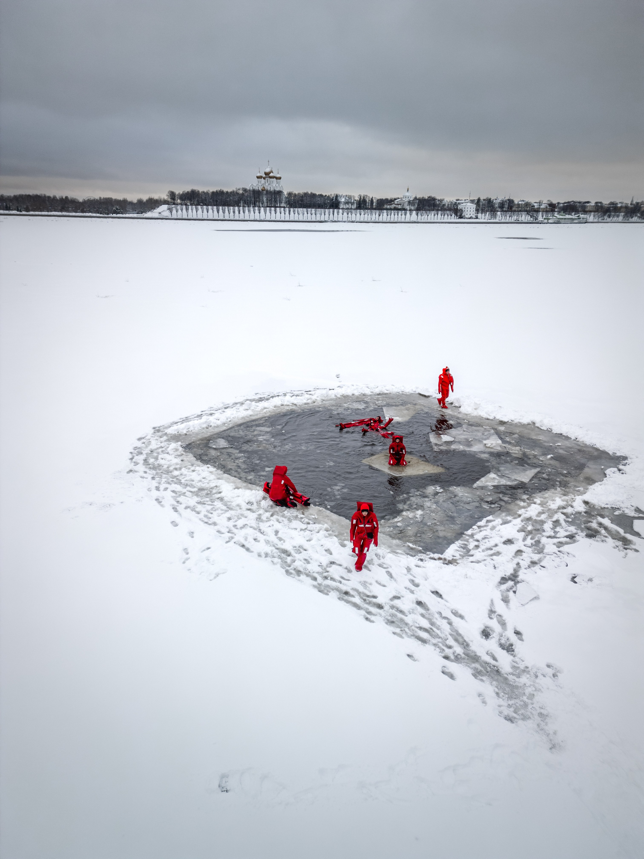 Айсфлоатинг #8. DRONBERRY — Аэросъемка Ярославль