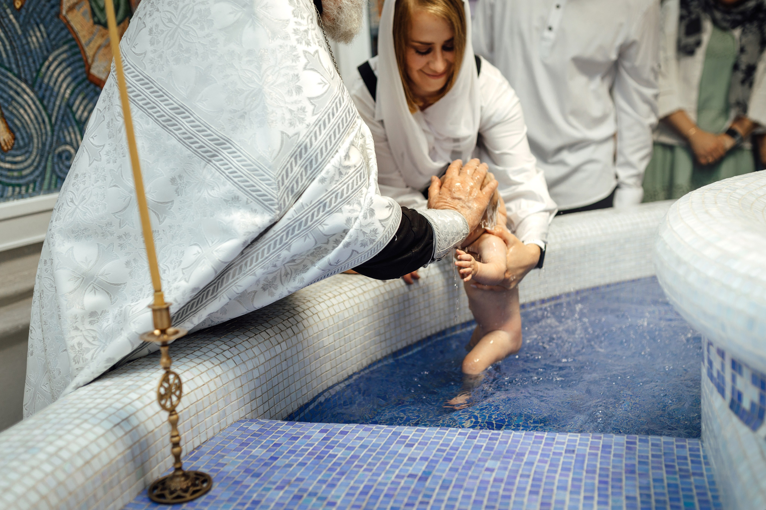 Таинство крещения Ассоль, храм Святой Троицы