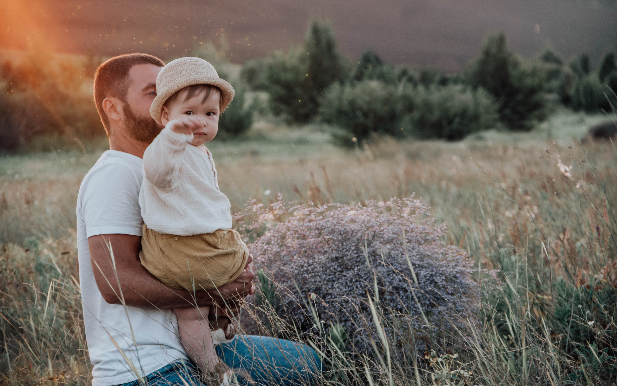 Дмитрий и Лорена. Фотосессия в поле. Семейный фотограф Пятигорск, Кисловодск, Эльбрус. Марина Вяликова
