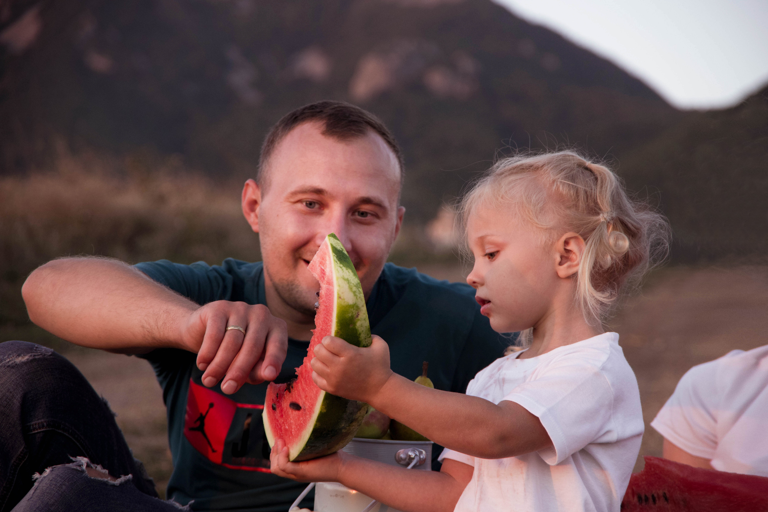 Семейная фотосессия с арбузами. Семейный фотограф Пятигорск, Кисловодск, Эльбрус. Марина Вяликова