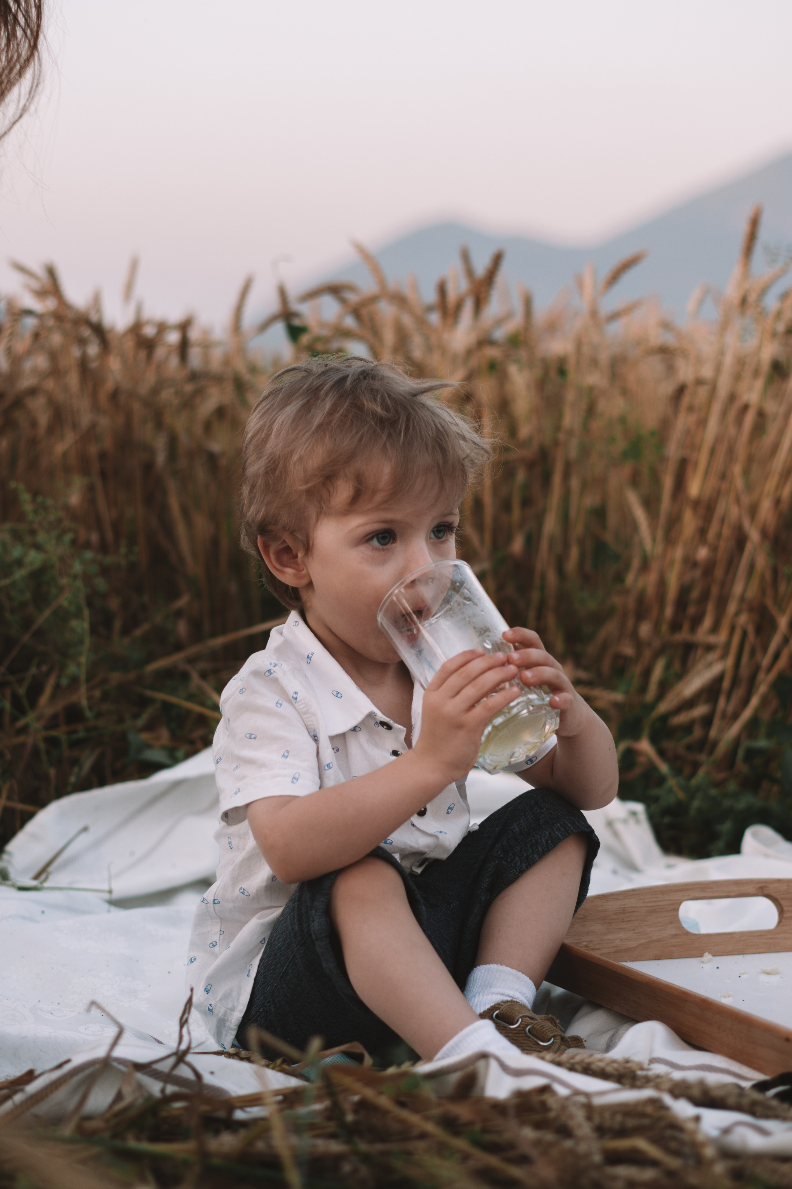 Александра и сыновья. Фотосессия в пшеничном поле. Семейный фотограф Пятигорск, Кисловодск, Эльбрус. Марина Вяликова