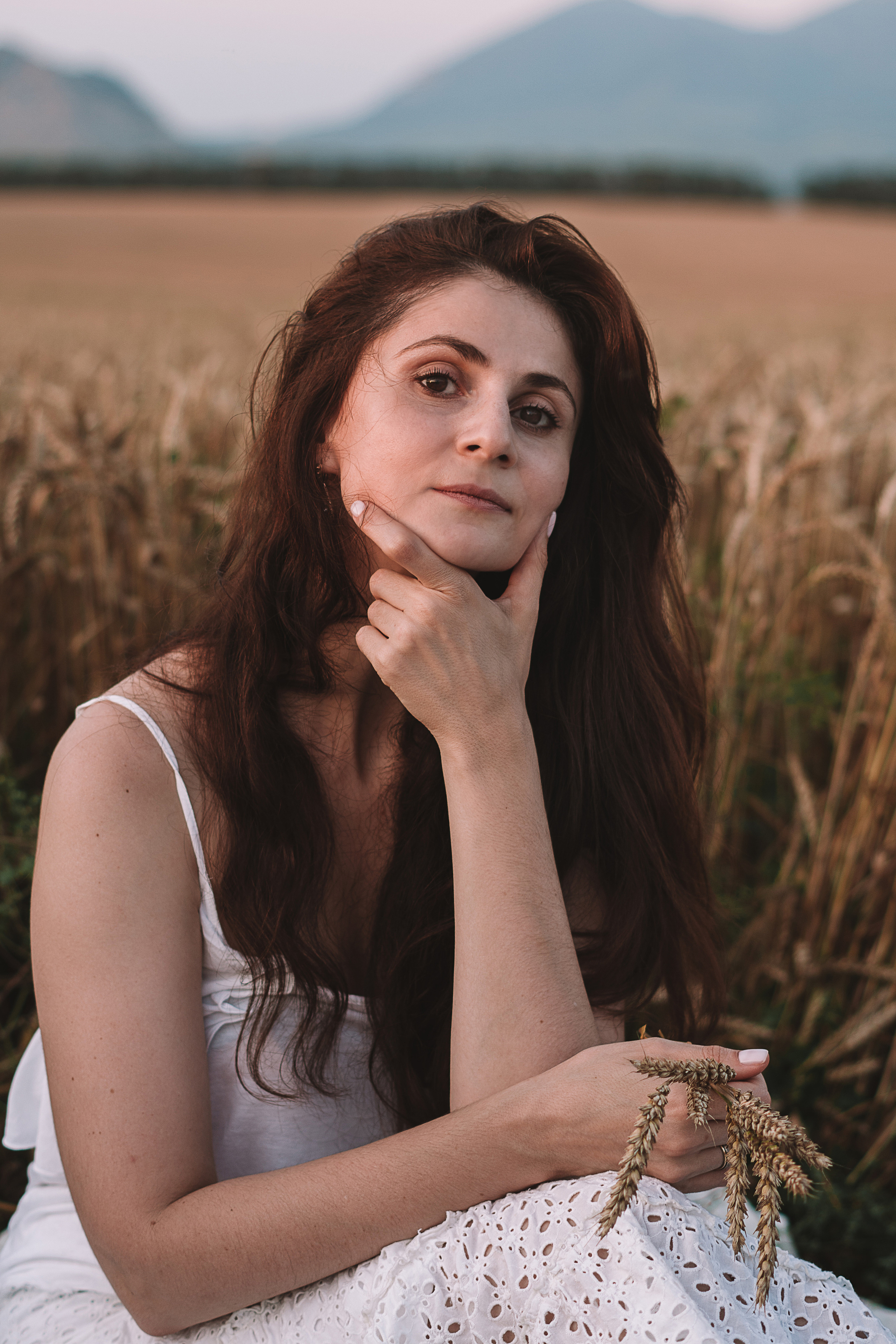 Александра и сыновья. Фотосессия в пшеничном поле. Семейный фотограф Пятигорск, Кисловодск, Эльбрус. Марина Вяликова