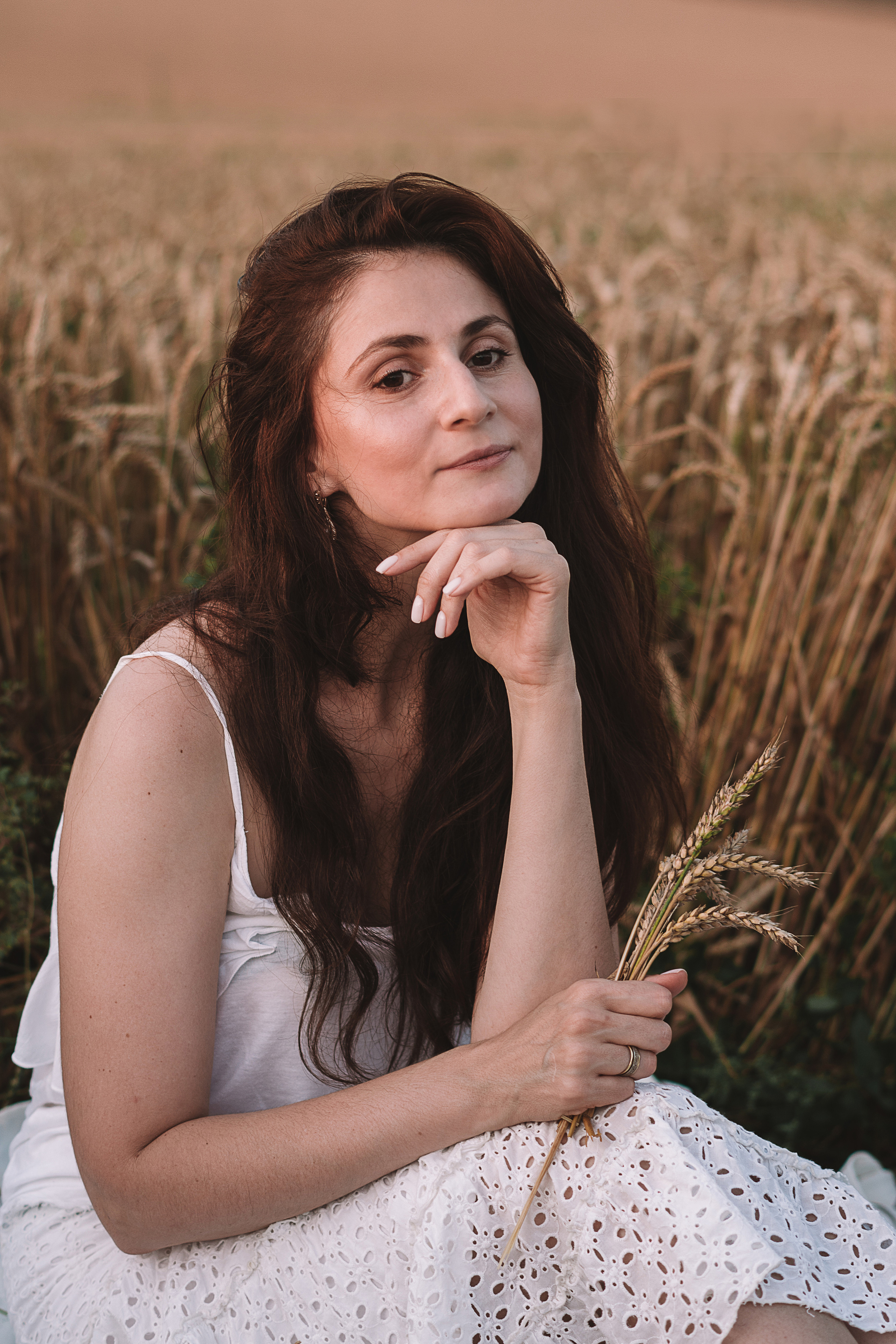 Александра и сыновья. Фотосессия в пшеничном поле. Семейный фотограф Пятигорск, Кисловодск, Эльбрус. Марина Вяликова