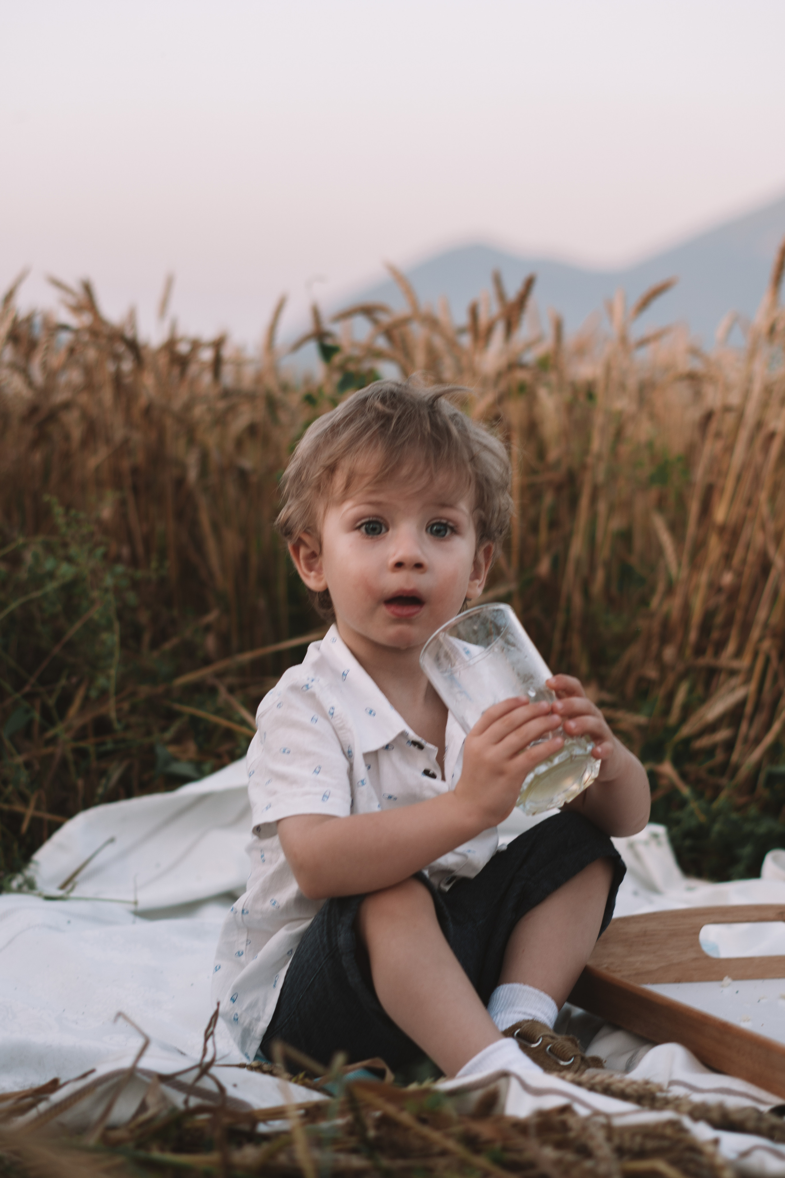 Александра и сыновья. Фотосессия в пшеничном поле. Семейный фотограф Пятигорск, Кисловодск, Эльбрус. Марина Вяликова