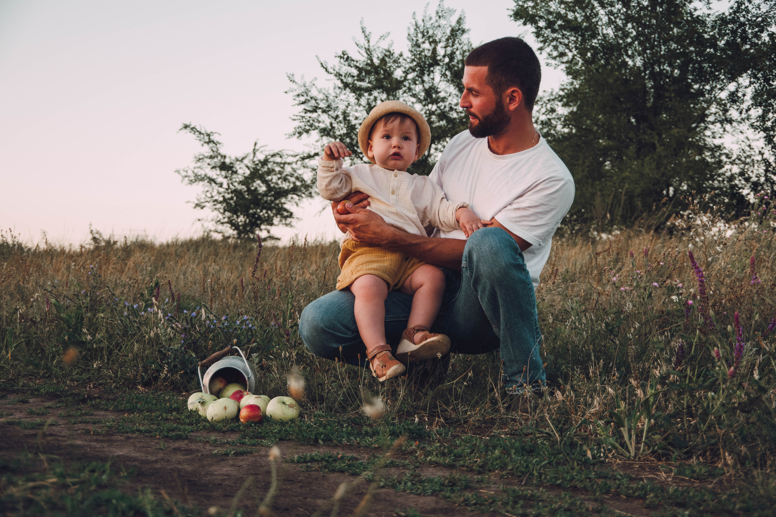 Дмитрий и Лорена. Фотосессия в поле. Семейный фотограф Пятигорск, Кисловодск, Эльбрус. Марина Вяликова