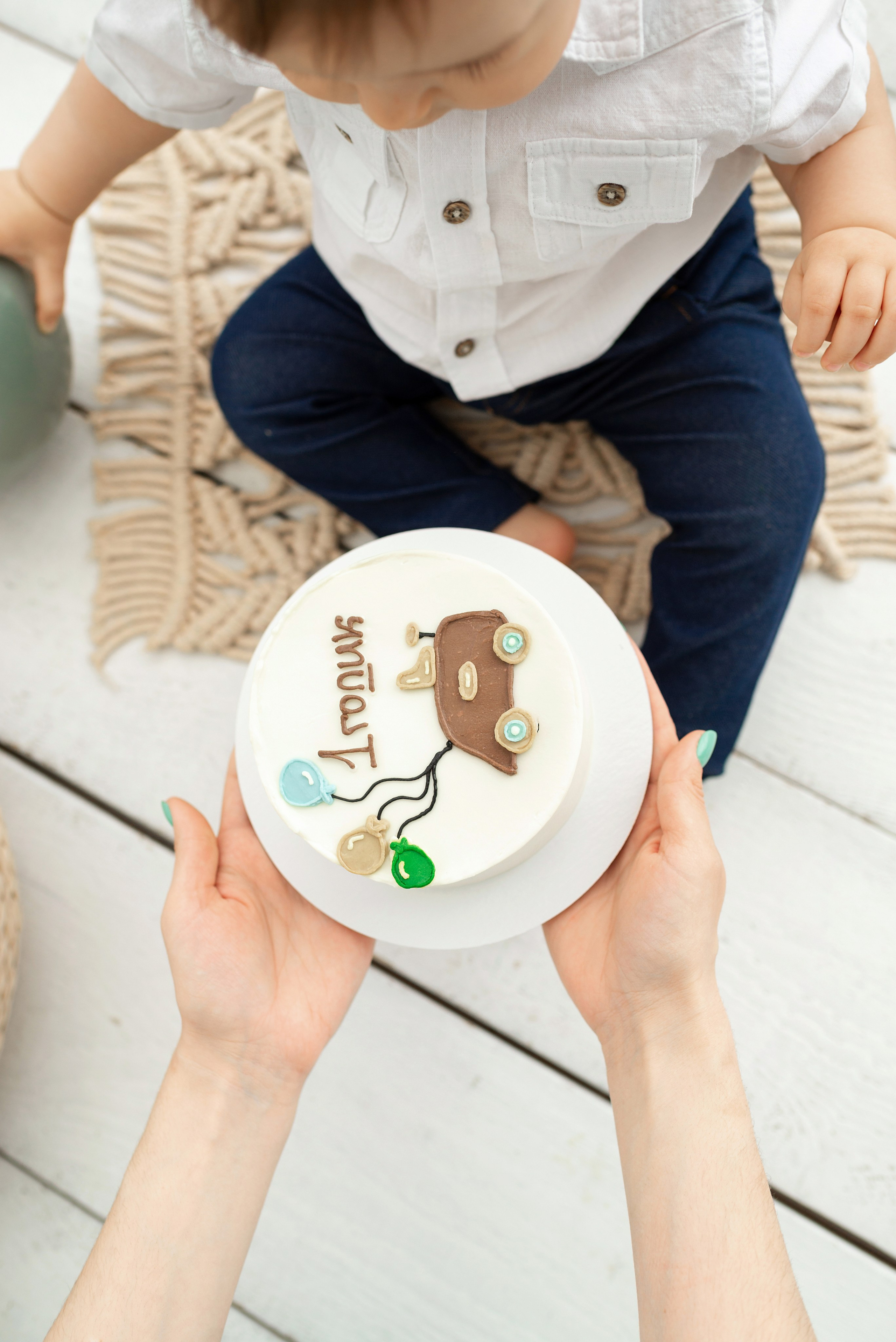 Фотосессия на годик для Романа. Детский фотограф новорождённых в Барнауле Ксения Хомкина