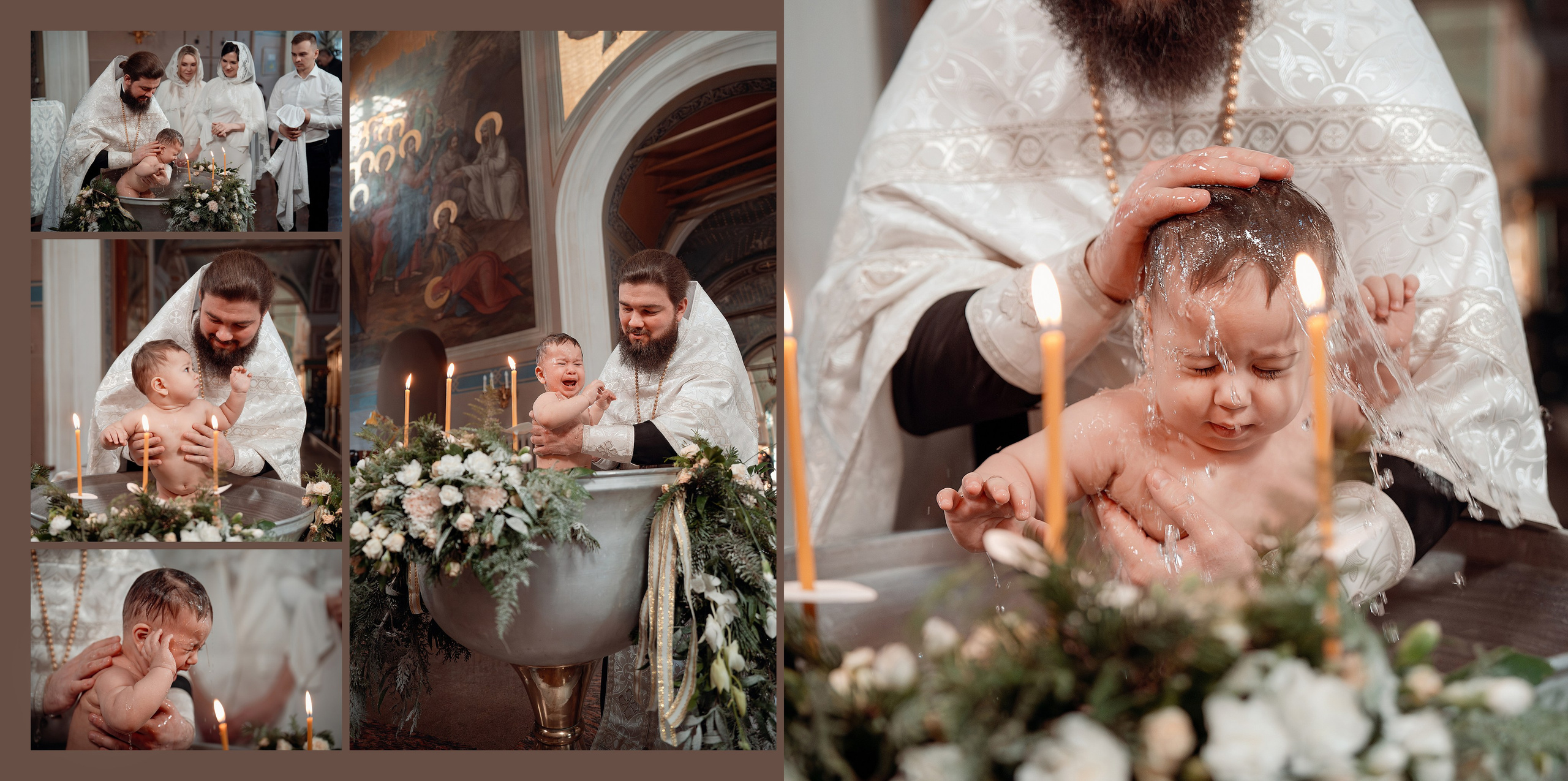 Крещение Трофима в Храме святителя Николая в Заяицком. Фото- и видеосъёмка крещения и венчания. Фотограф на крещение Москва